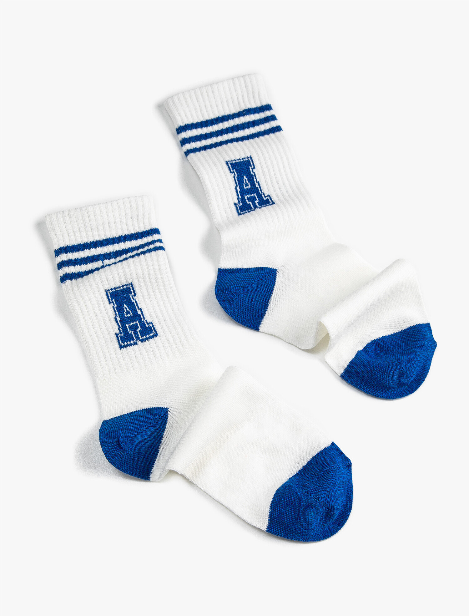  Kadın Kolej Çorap A Harfi Baskılı