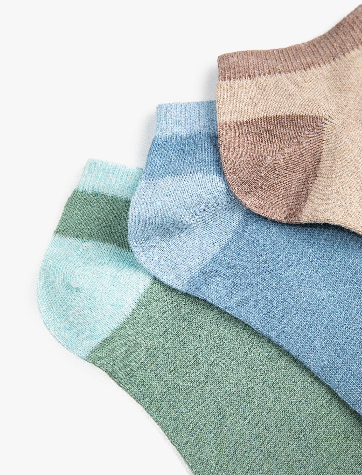  Kadın 3'lü Desenli Çorap Seti