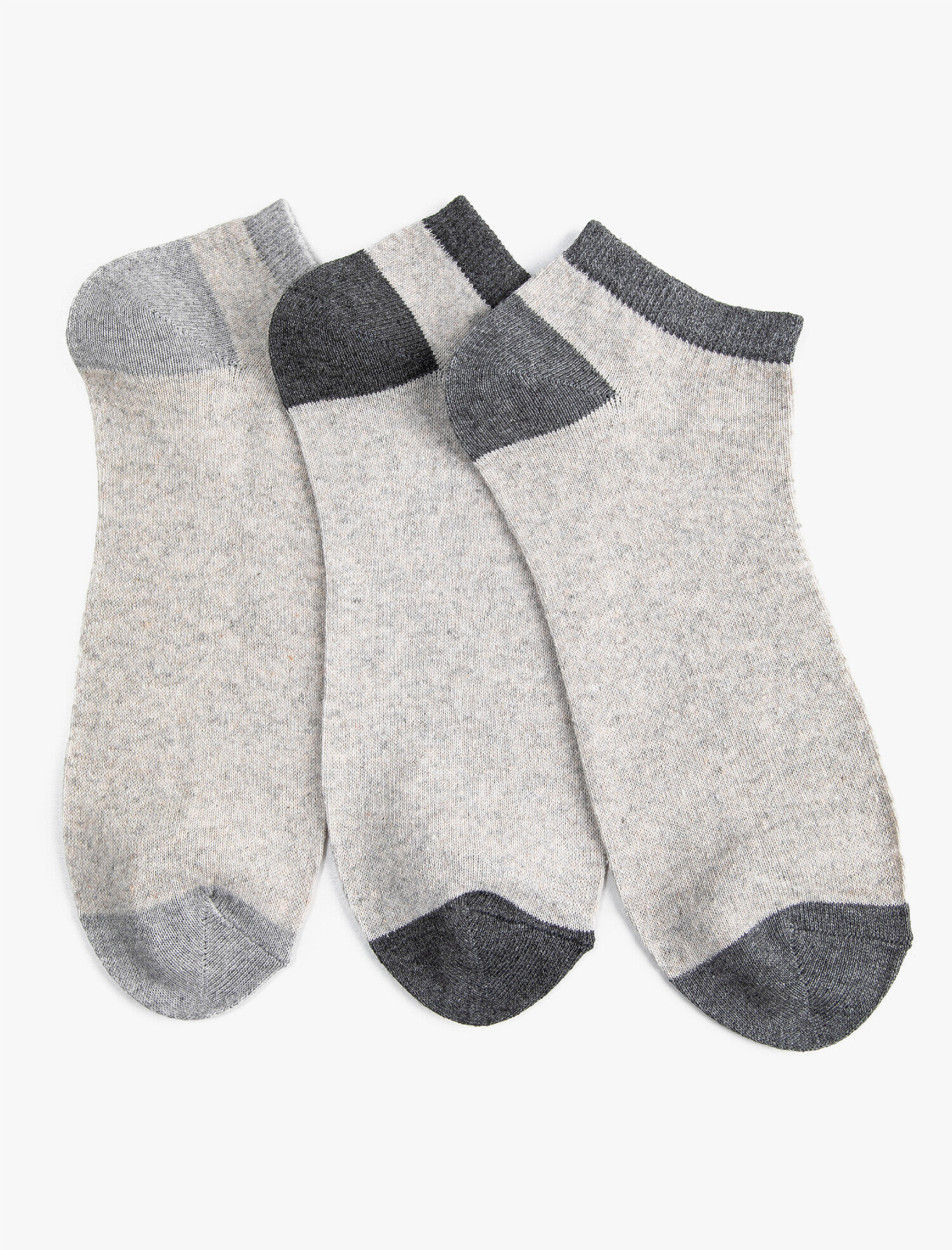  Kadın 3'lü Desenli Çorap Seti