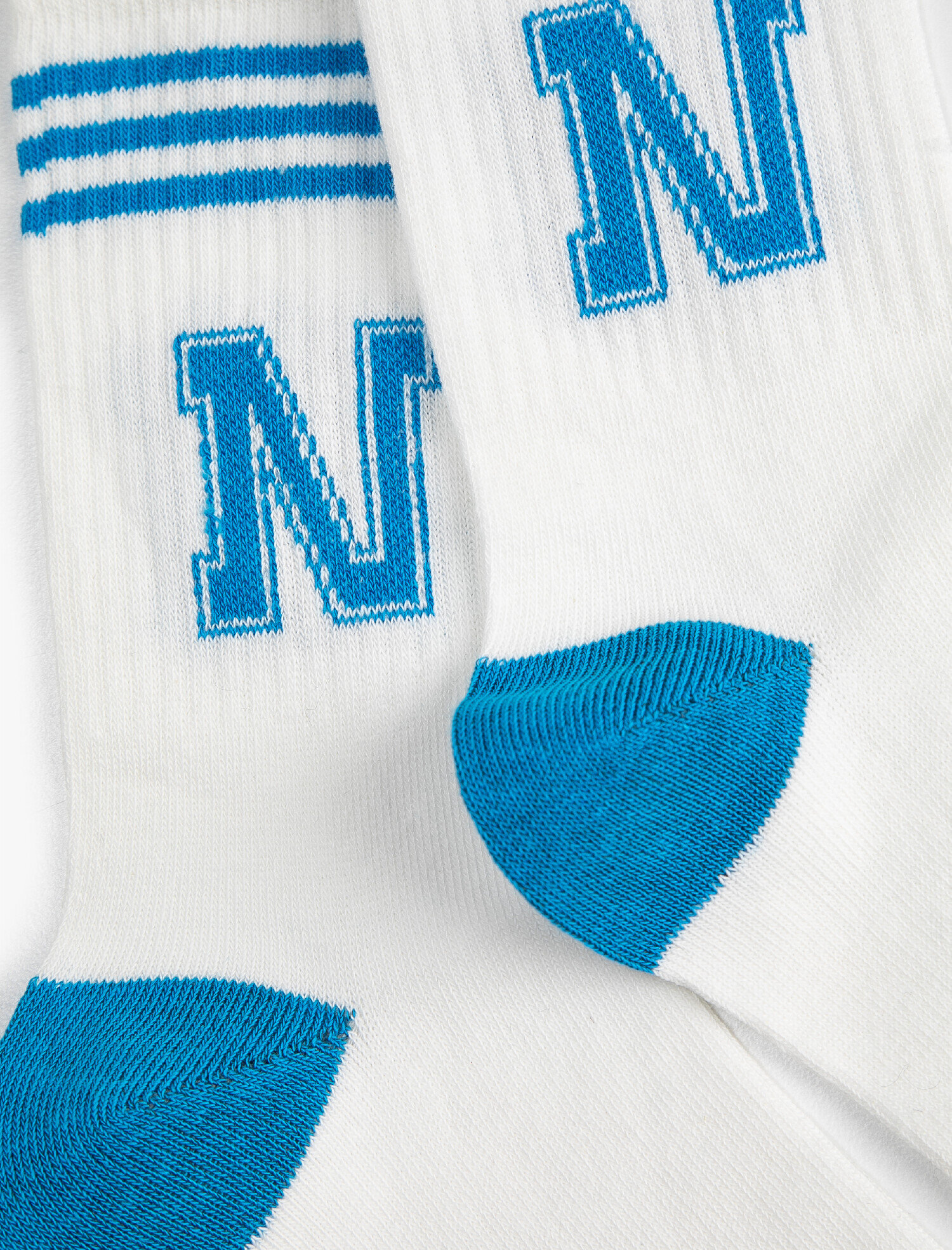  Kadın N Harf Yazılı Baskılı Çorap