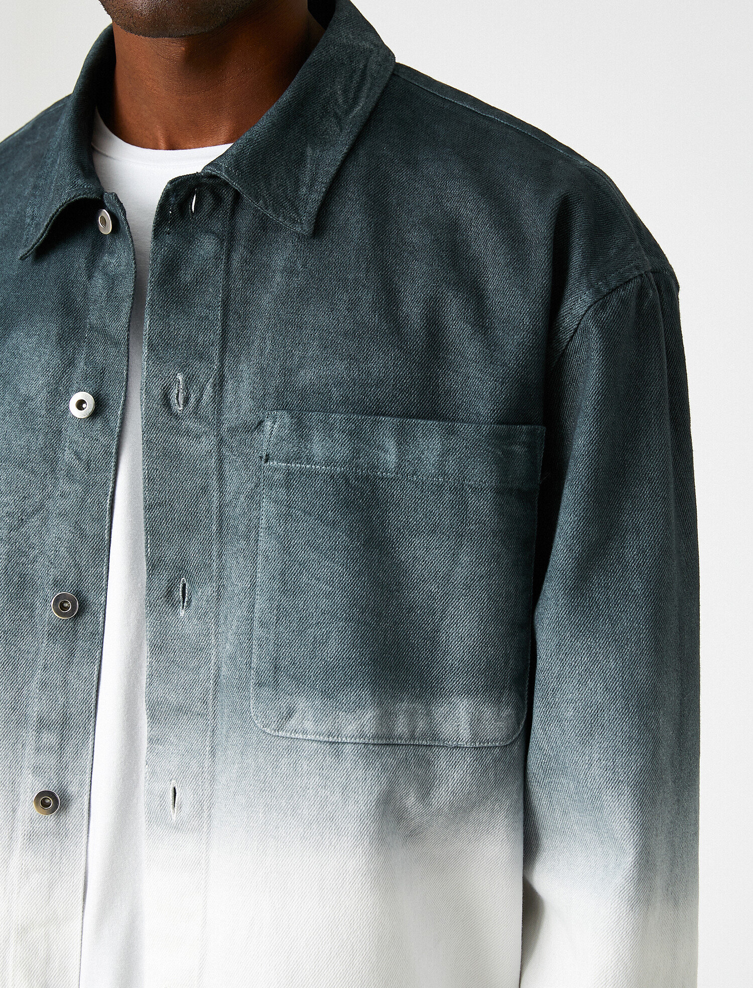   Degrade Gabardin Gömlek Ceket