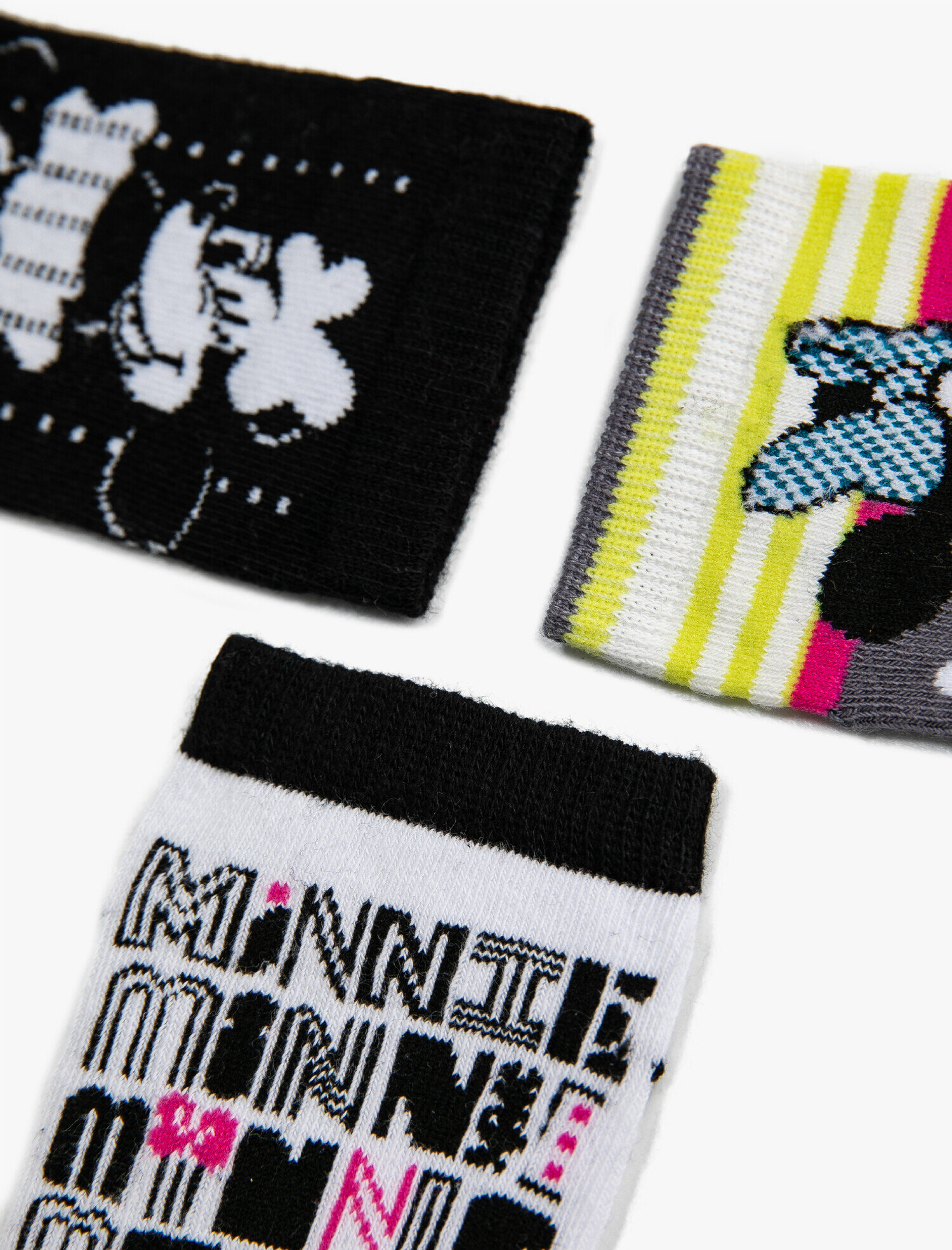  Kız Çocuk 3'lü Minnie Bay Koton Çorap