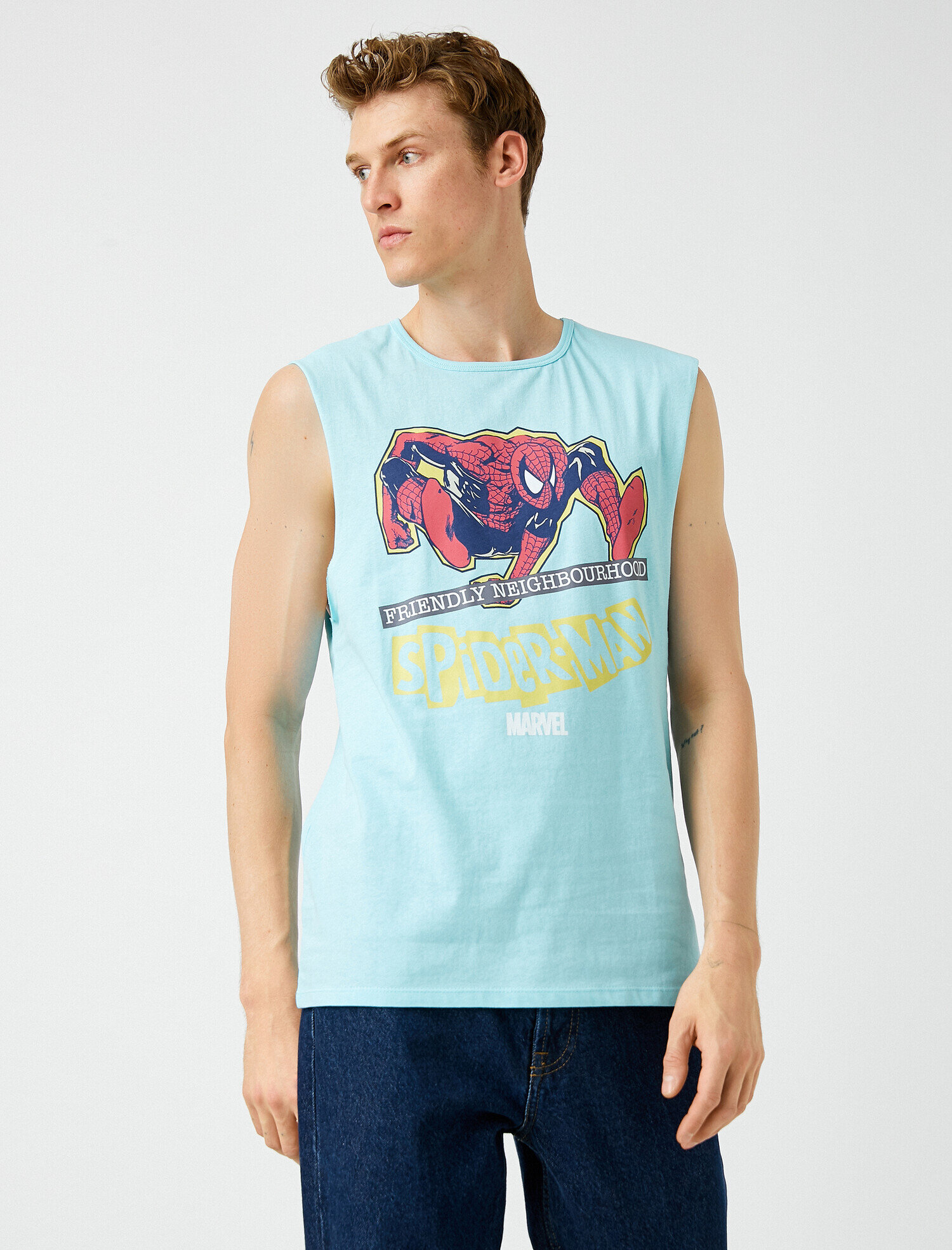 Spiderman Lisanslı Baskılı Atlet