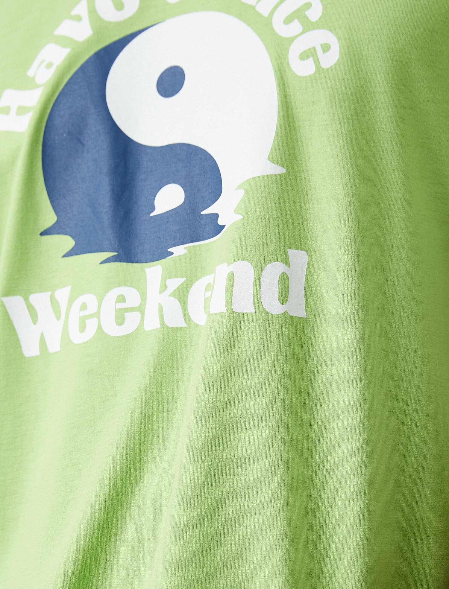   Yin Yang Baskılı Tişört