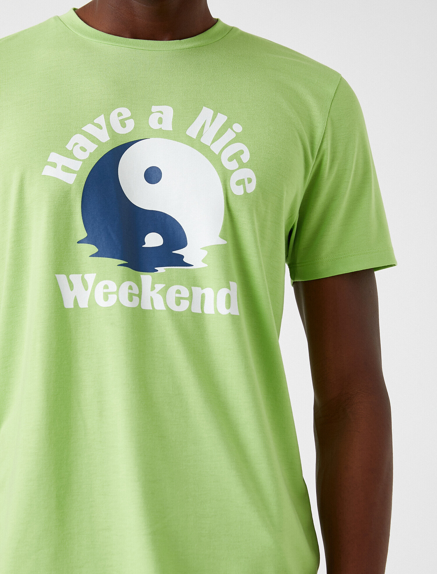   Yin Yang Baskılı Tişört