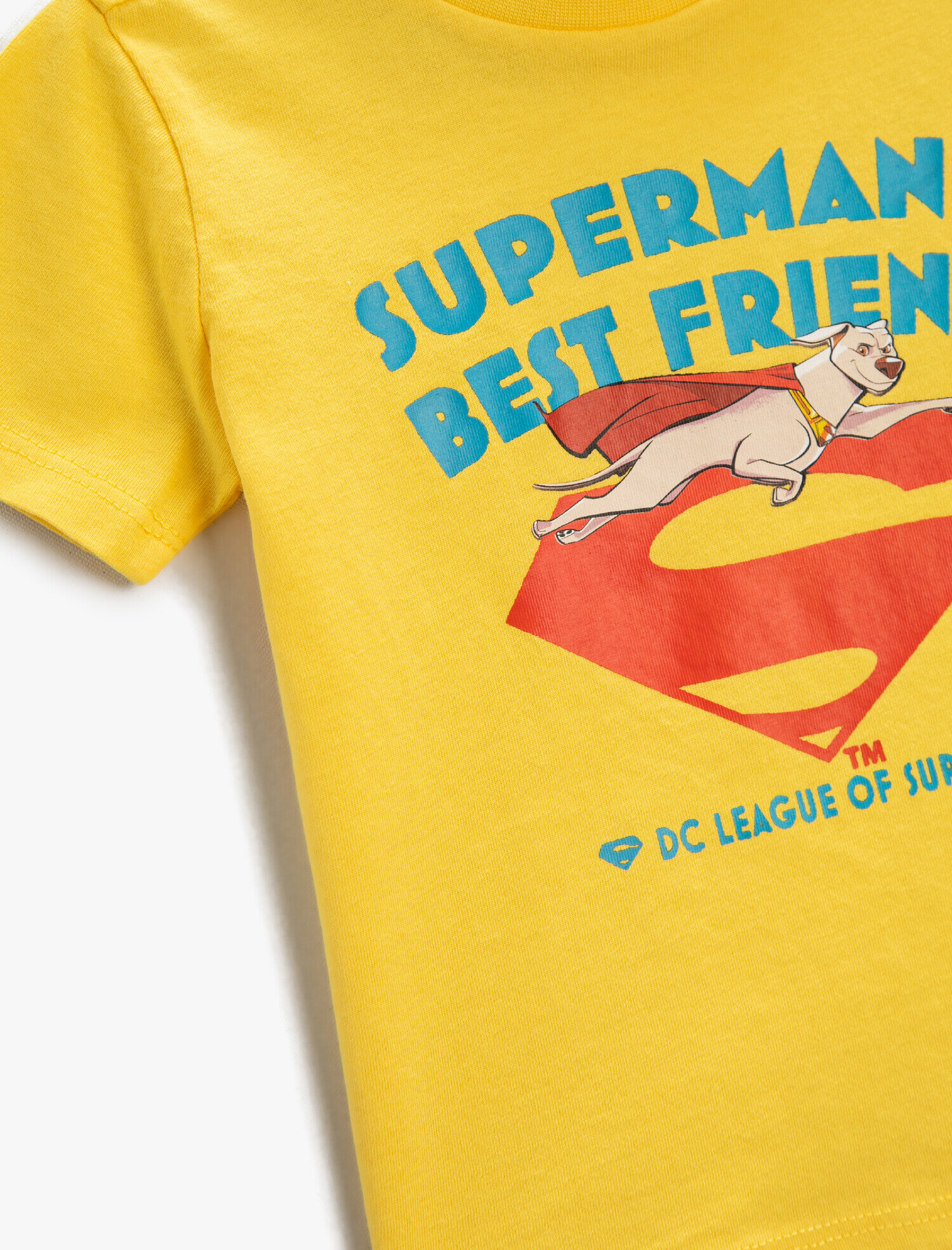  Erkek Bebek Süper Köpek Krypto Baskılı Tişört Super Pets Lisanslı