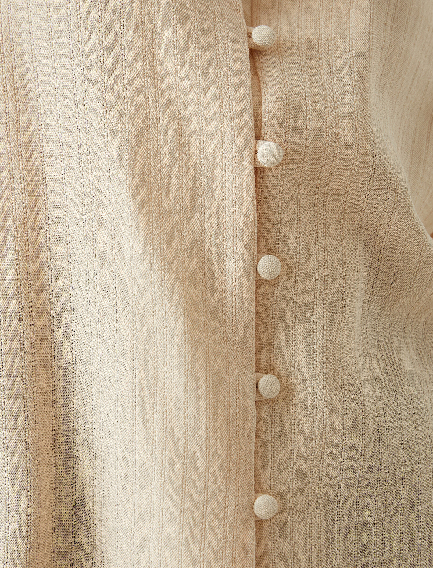   Uzun Kollu Fırfırlı Gömlek