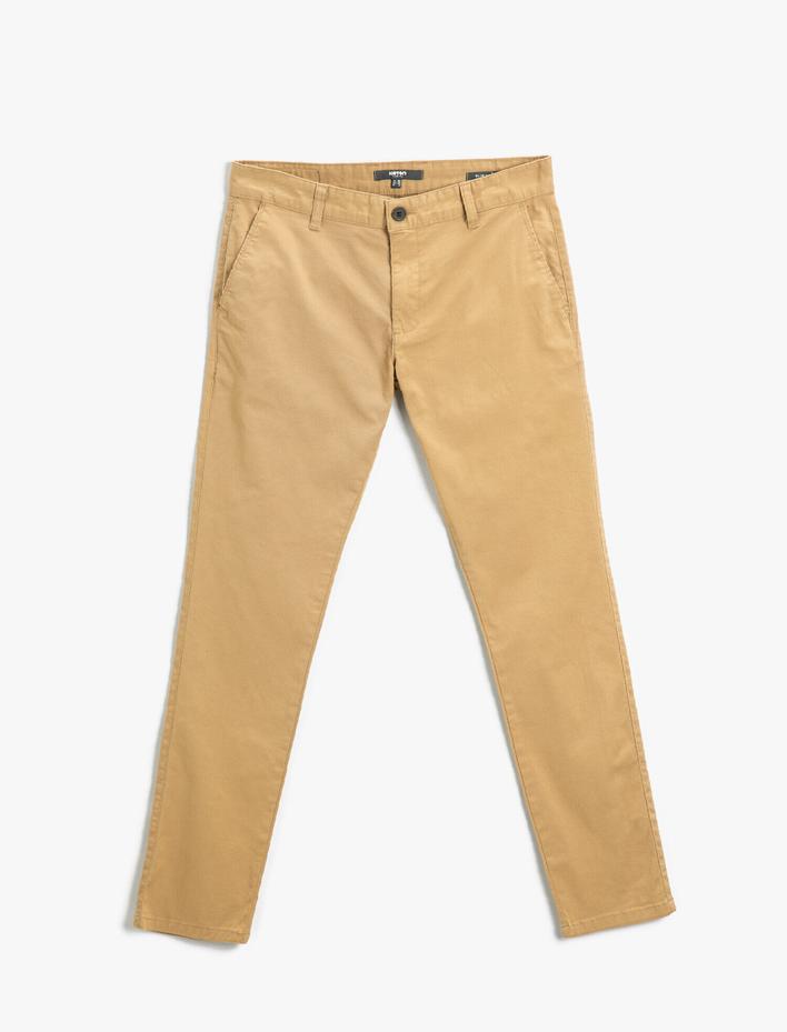  Basic Slim Fit Chino Pantolon