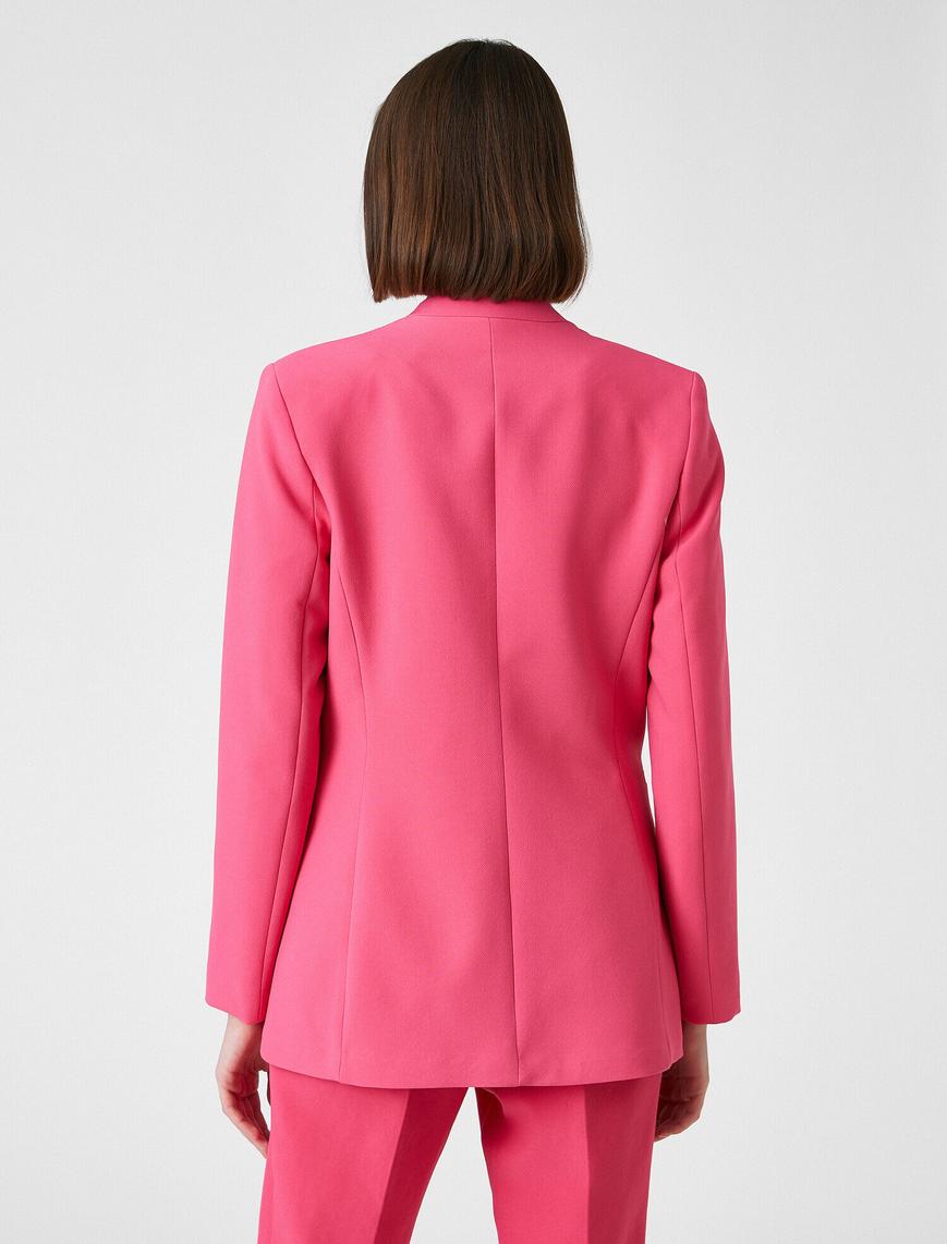   Cep Detaylı Blazer Ceket