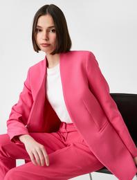 Cep Detaylı Blazer Ceket