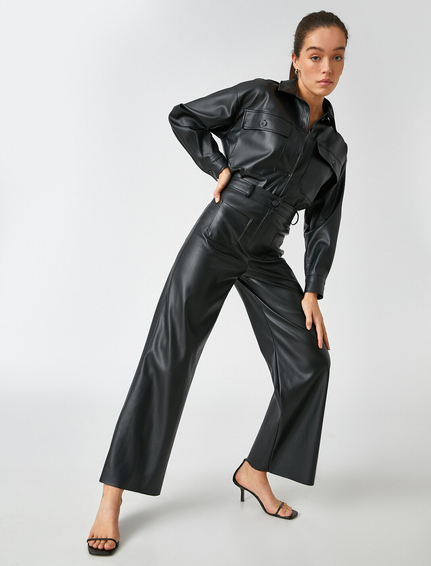   Bol Paça Pantolon Suni Deri