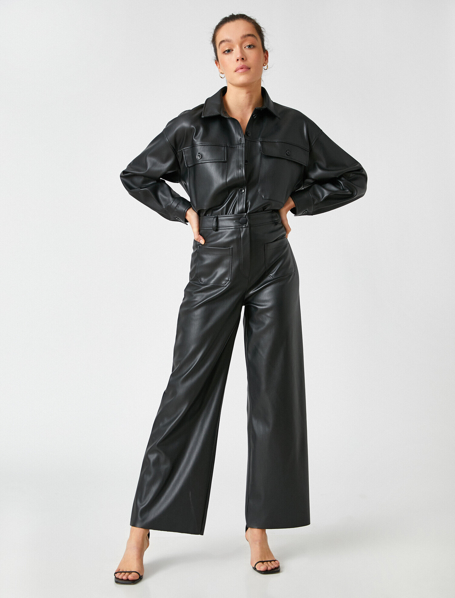   Bol Paça Pantolon Suni Deri