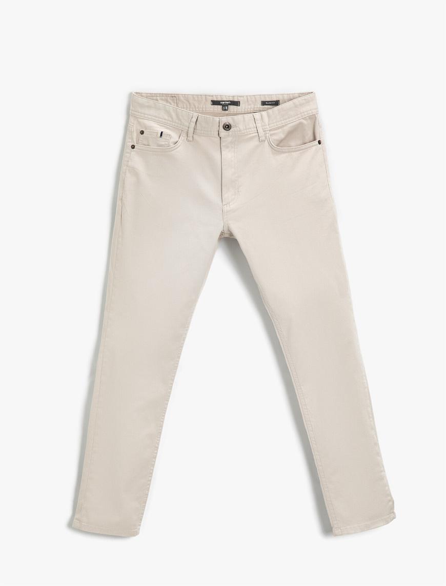   Slim Fit Basic Pantolon