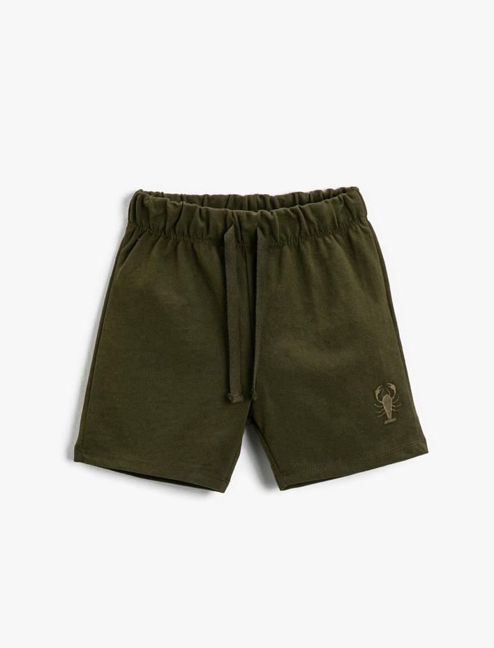 Erkek Çocuk Basic Şort Beli Bağcıklı