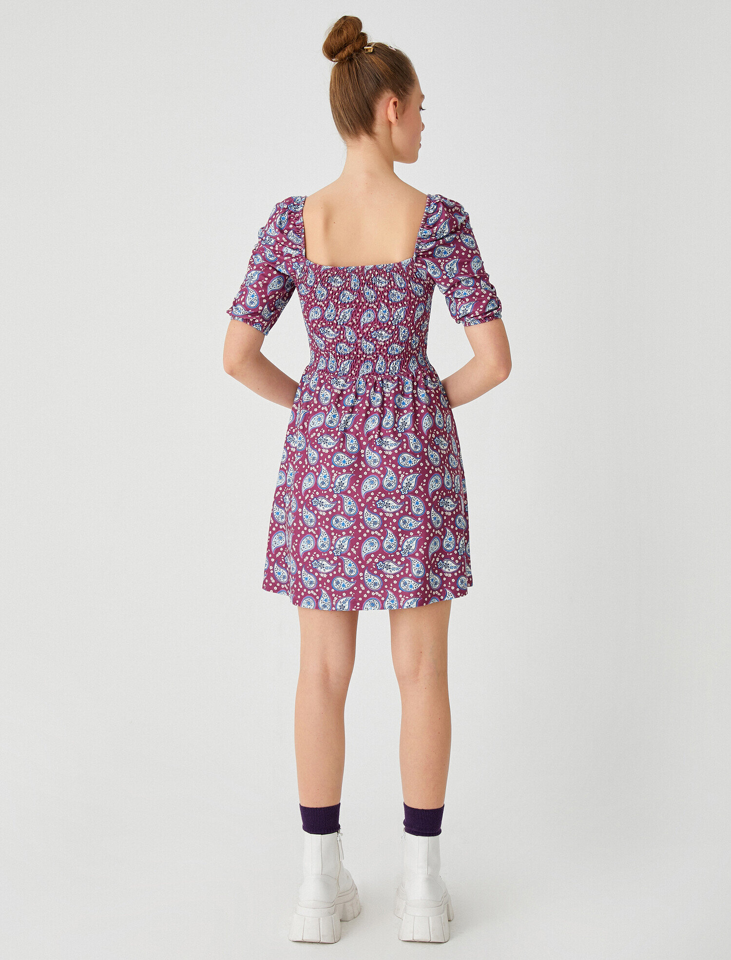   Kısa Kollu Mini Elbise