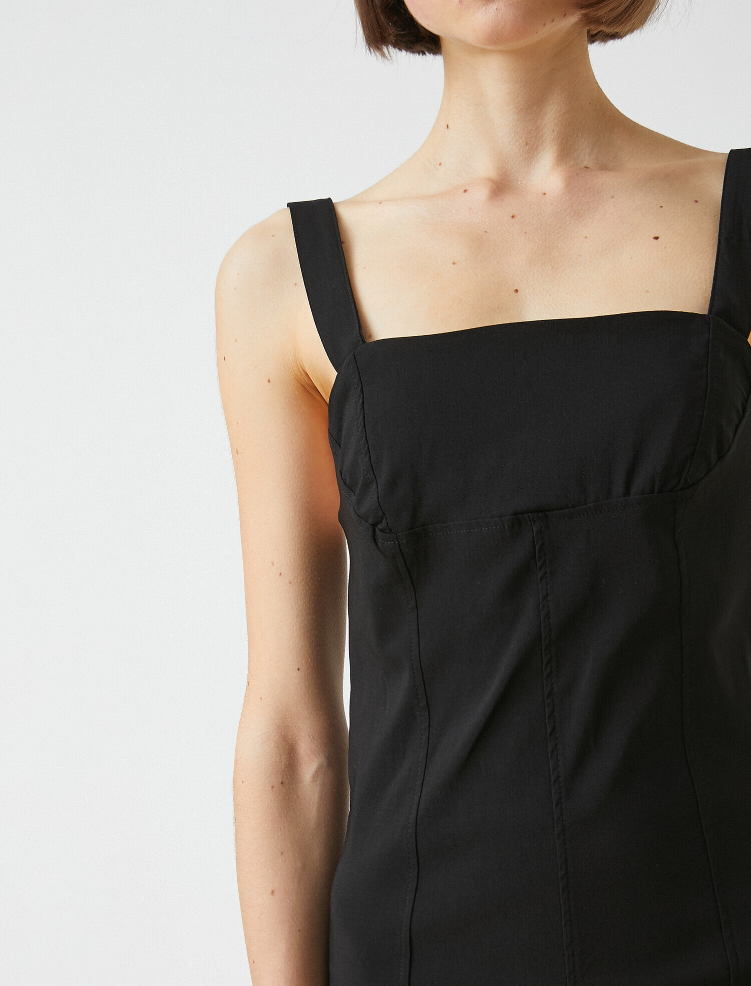   Askılı Mini Elbise