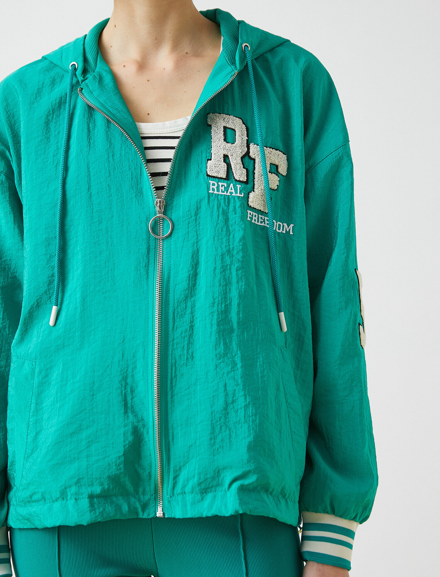   Kolej Ceket Fermuarlı Kapüşonlu