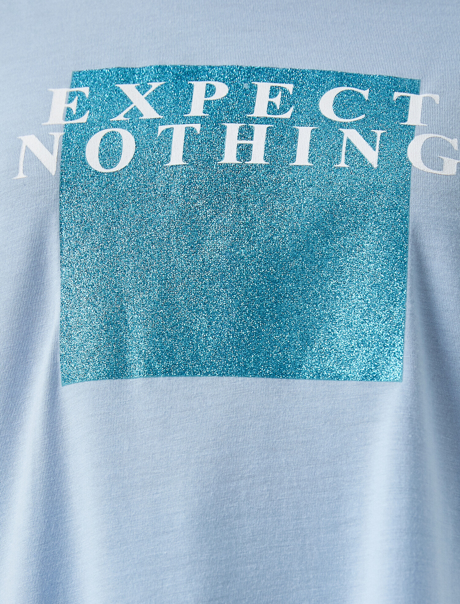   Bisiklet Yaka Kısa Kollu Baskılı Tişört