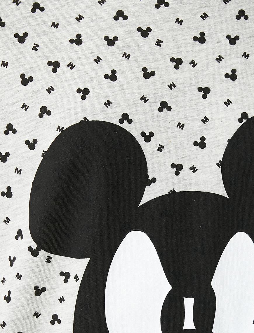   Disney Lisanslı Baskılı Gecelik Elbise