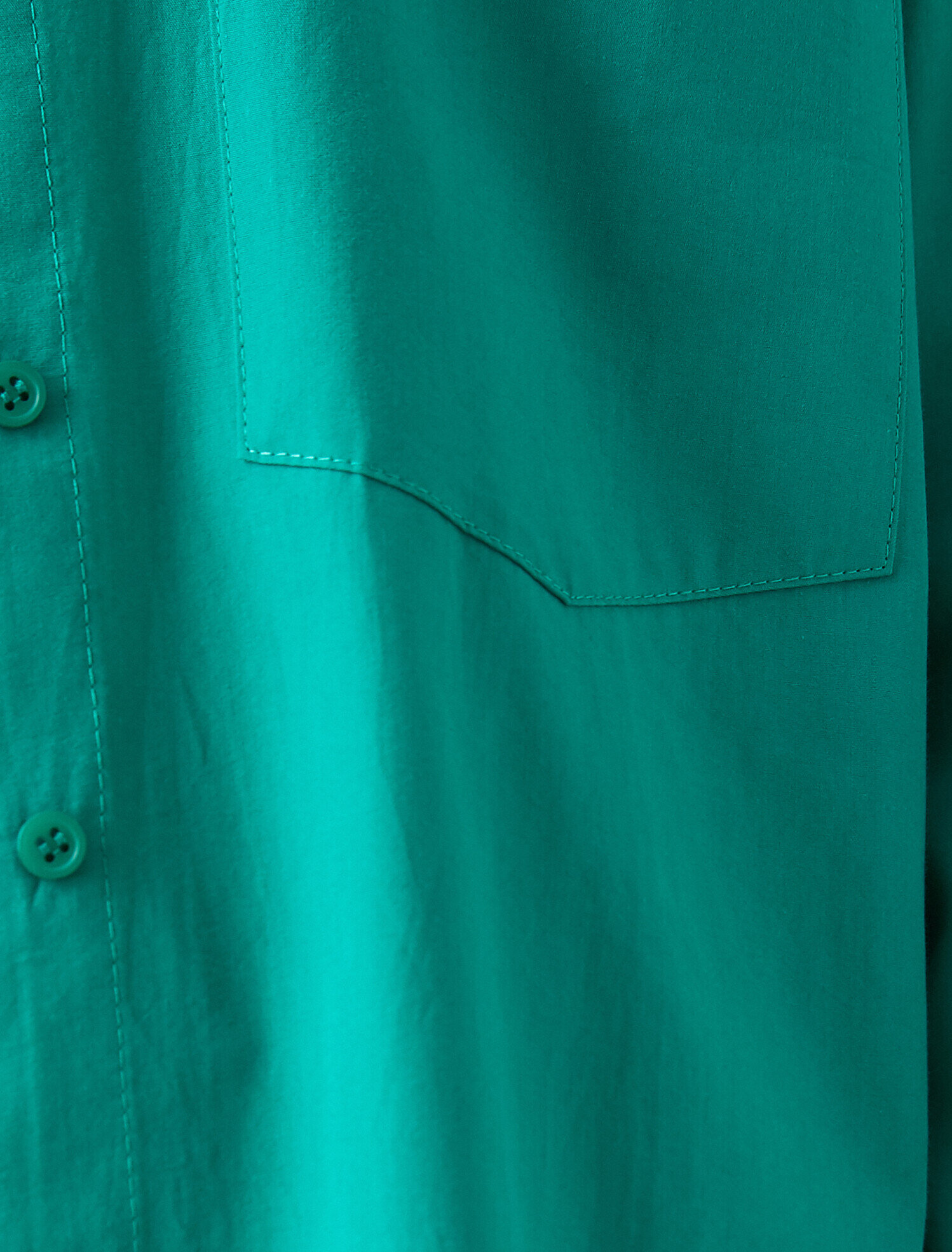   Pamuklu Cepli Gömlek Uzun Kollu