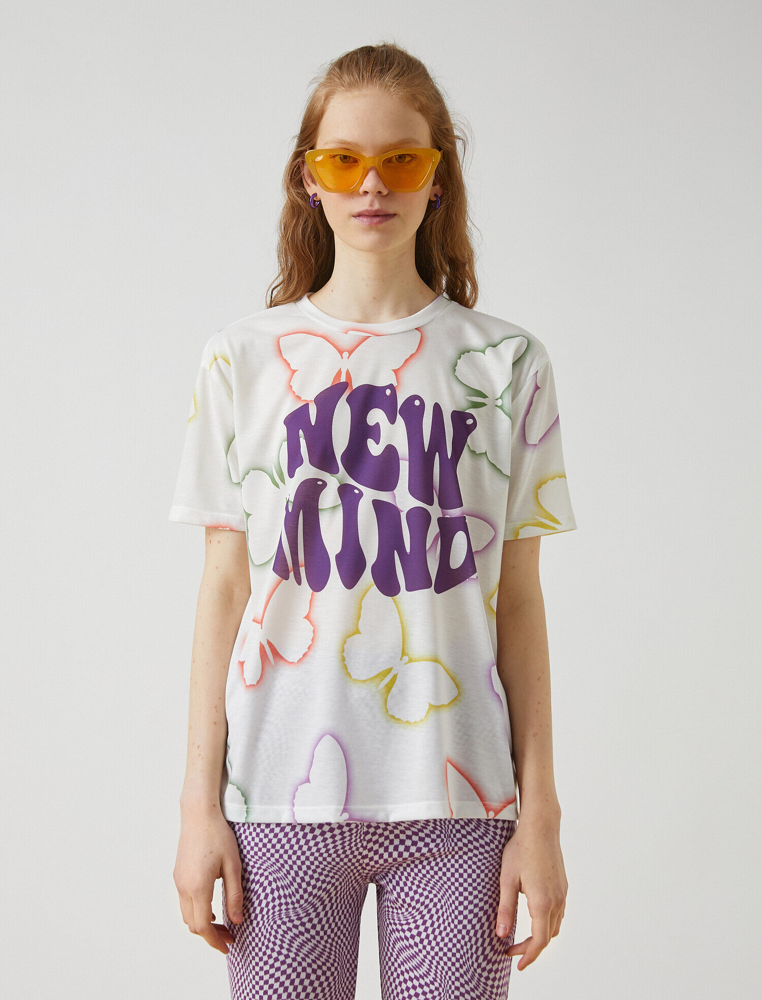   Kısa Kollu Baskılı Tişört