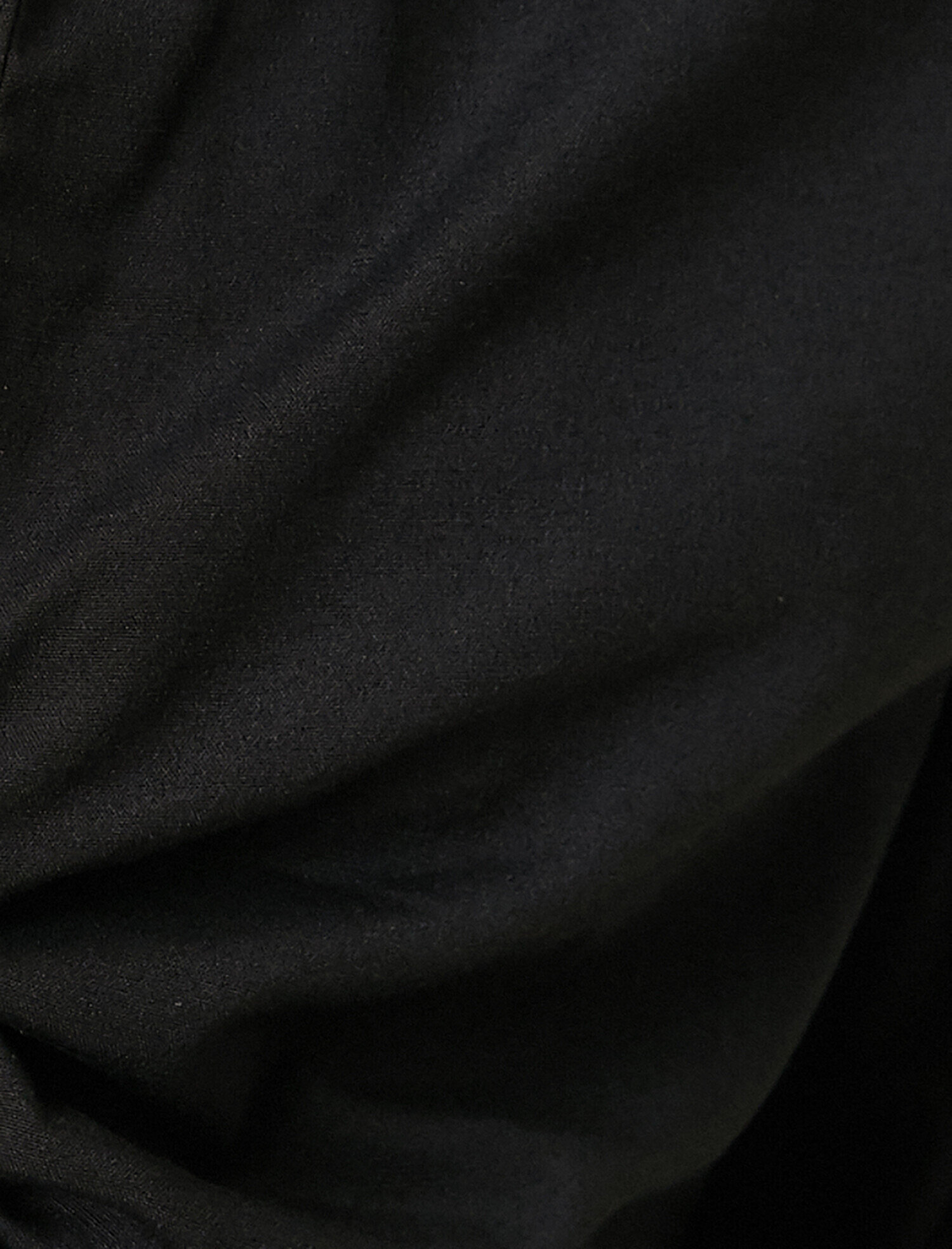   Derin V Yaka Önden Bağcık Detaylı Yandan Fermuarlı Crop Bluz