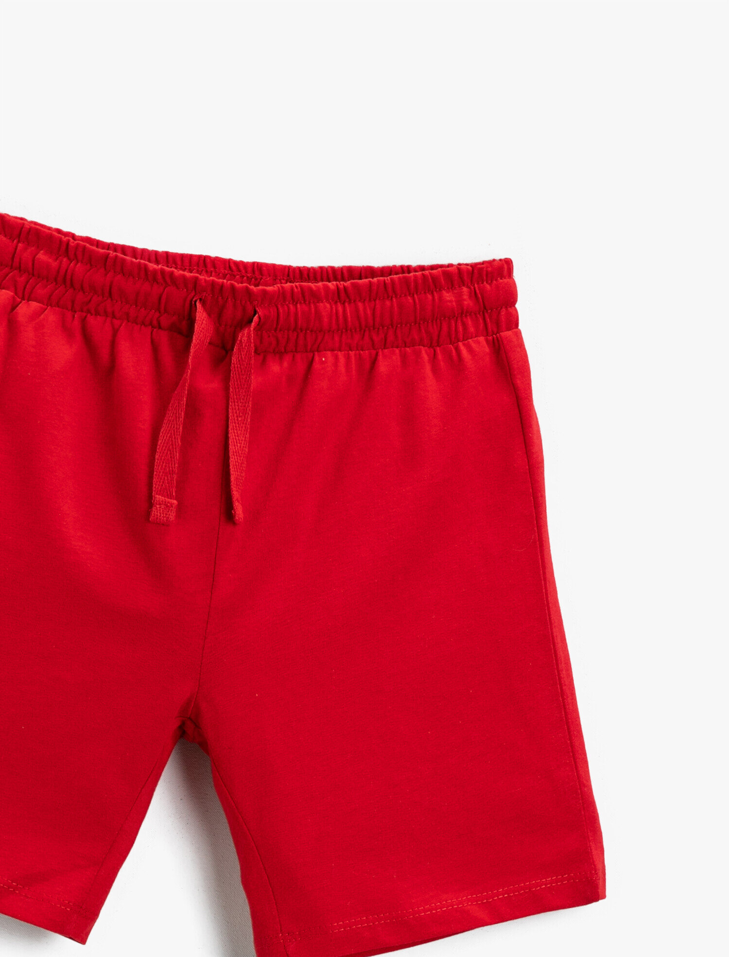  Erkek Çocuk Basic Şort Beli Bağcıklı