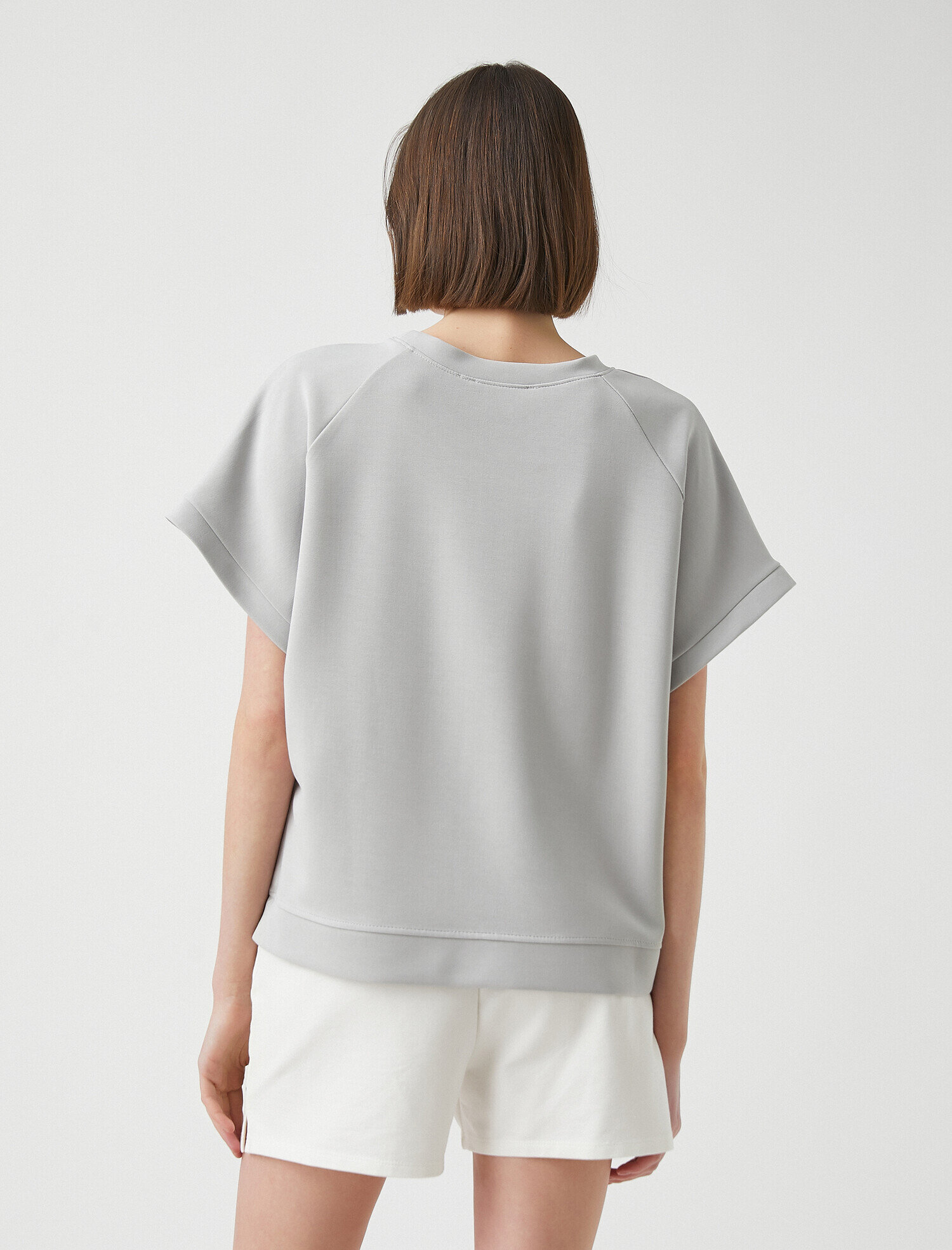   Bisiklet Yaka Kısa Kollu Tişört