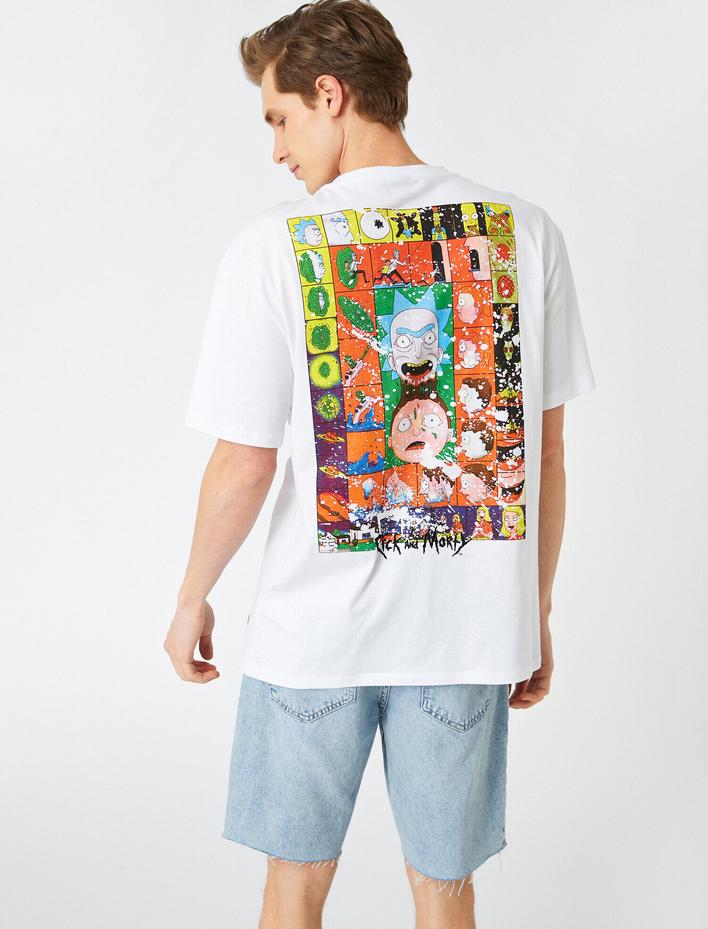  Rick and Morty Oversize Tişört Lisanslı Baskılı