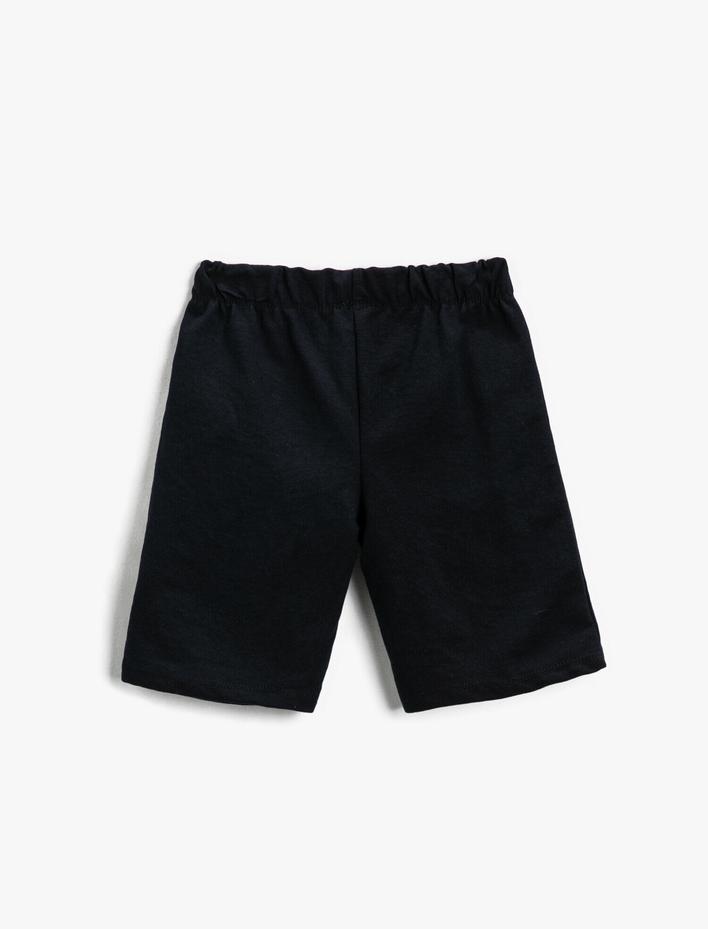 Erkek Çocuk Basic Şort Beli Bağcıklı