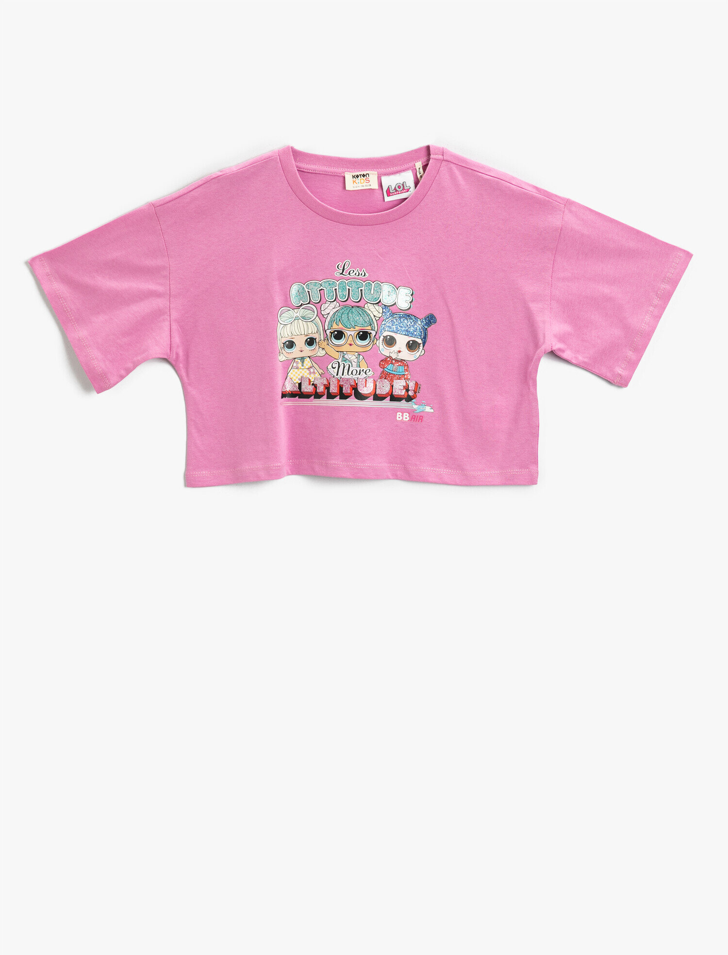  Kız Çocuk Lol Lisanslı Baskılı Tişört Pamuklu