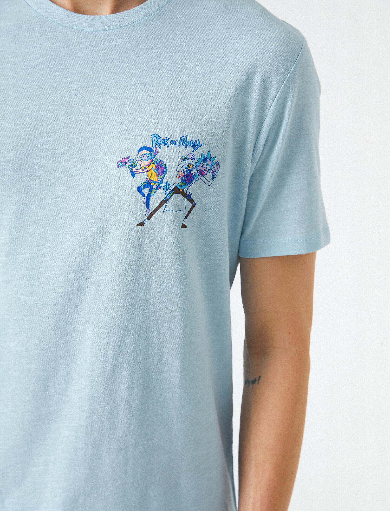   Rick and Morty Oversize Tişört Lisanslı Baskılı