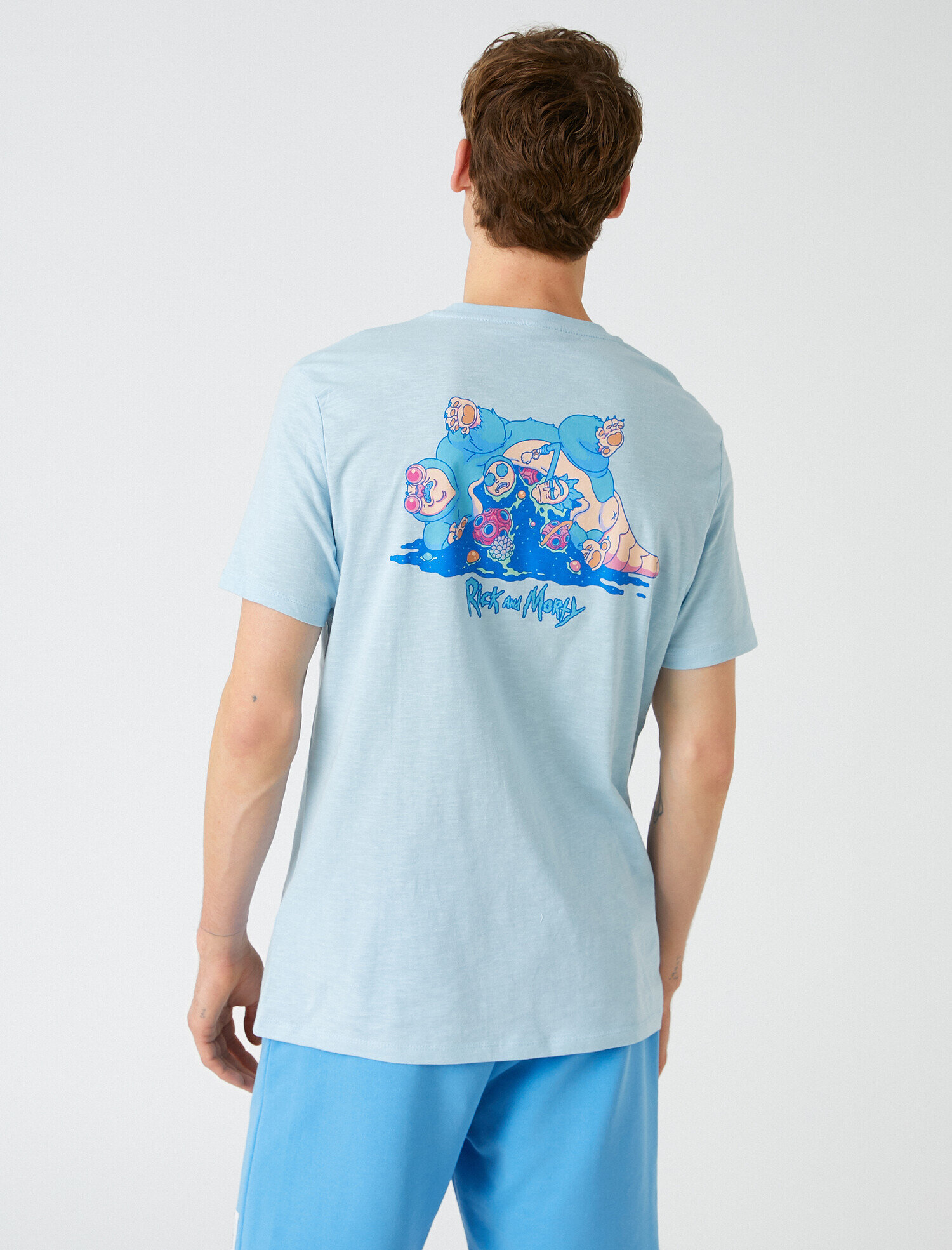   Rick and Morty Oversize Tişört Lisanslı Baskılı
