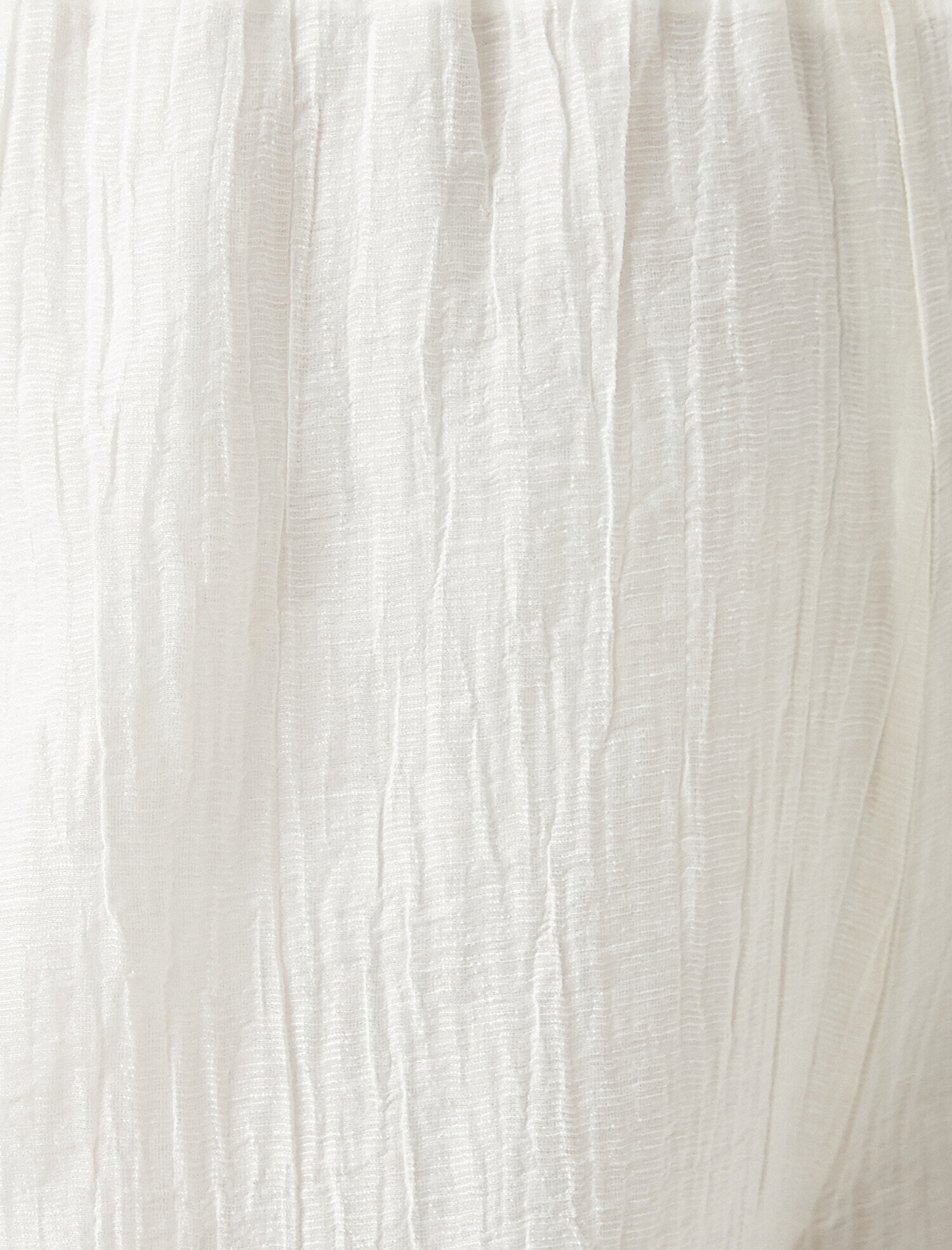   Beli Lastikli Bol Paçalı Pantolon Keten Karışımlı