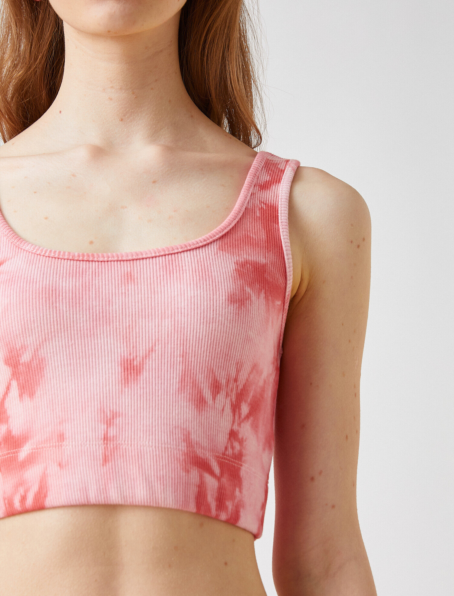   Pamuklu Baskılı Sporcu Sütyeni