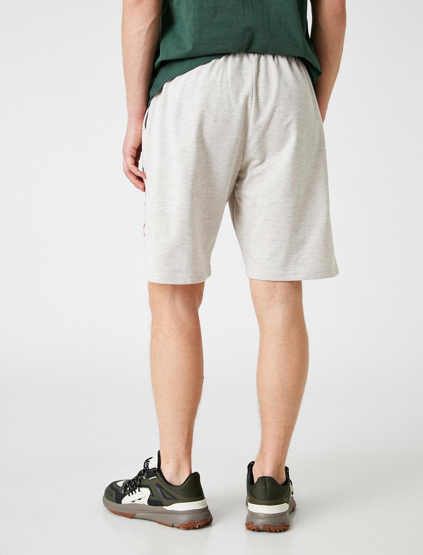   Slim Fit Brooklyn Baskılı Şort