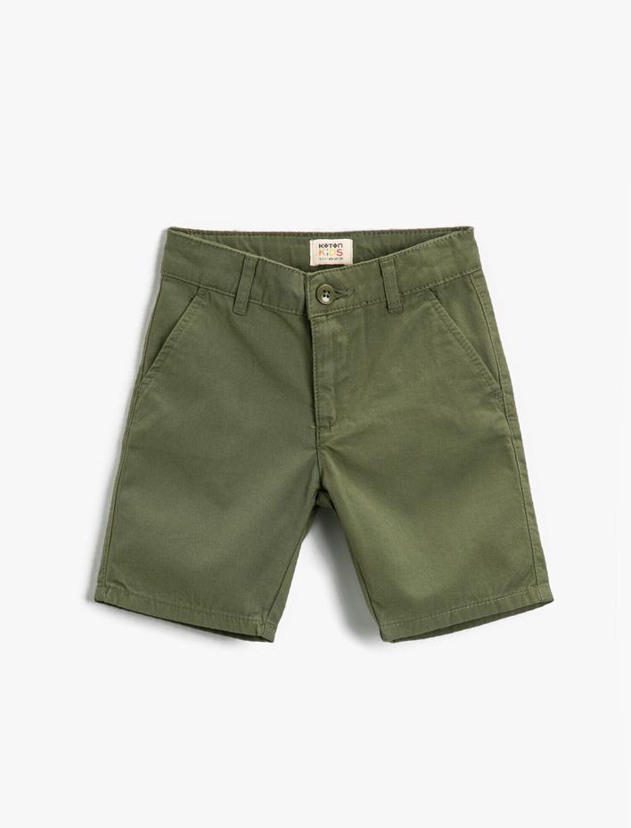 Erkek Çocuk Chino Şort Pamuklu