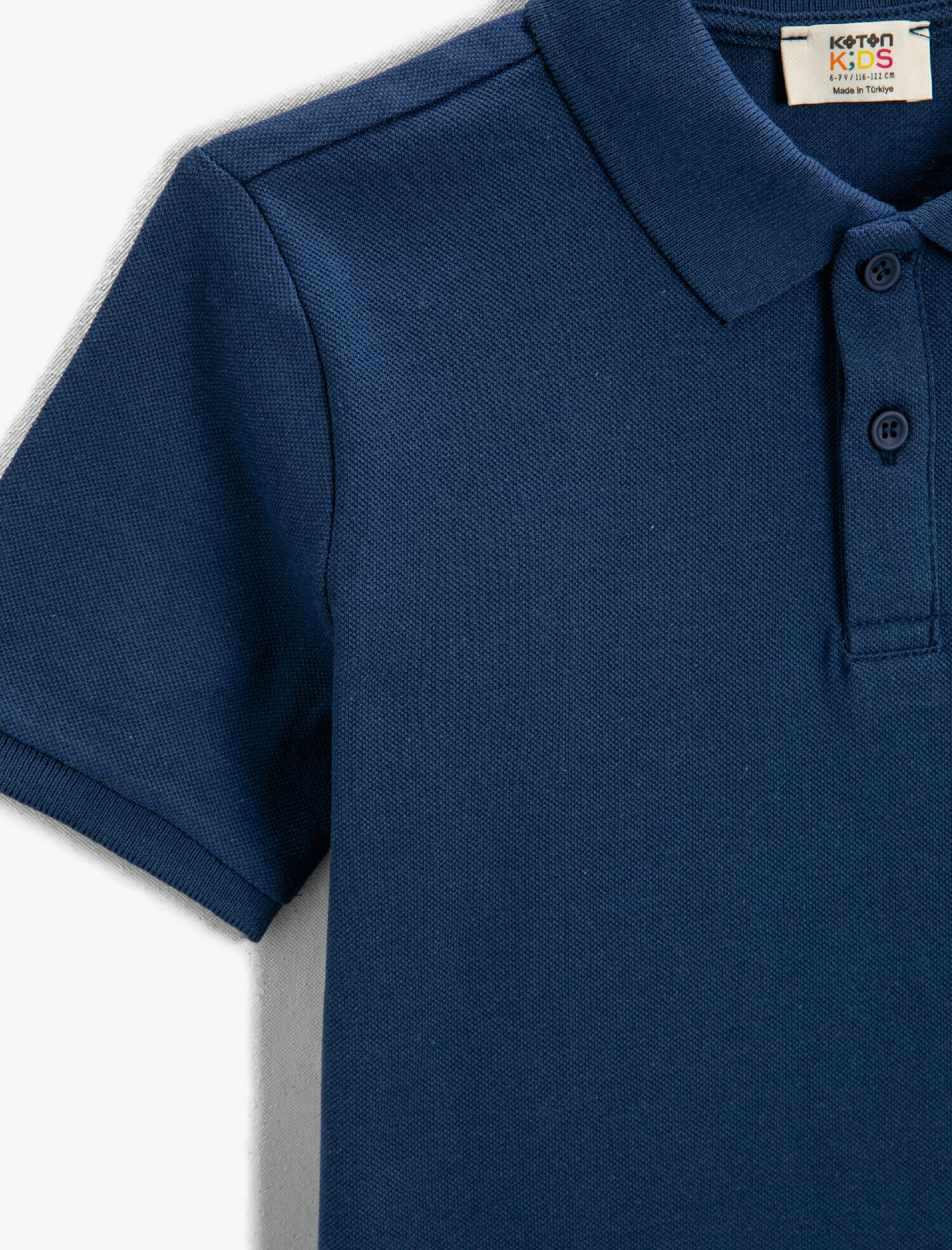  Erkek Çocuk Polo Yaka Tişört Kısa Kollu Pamuklu