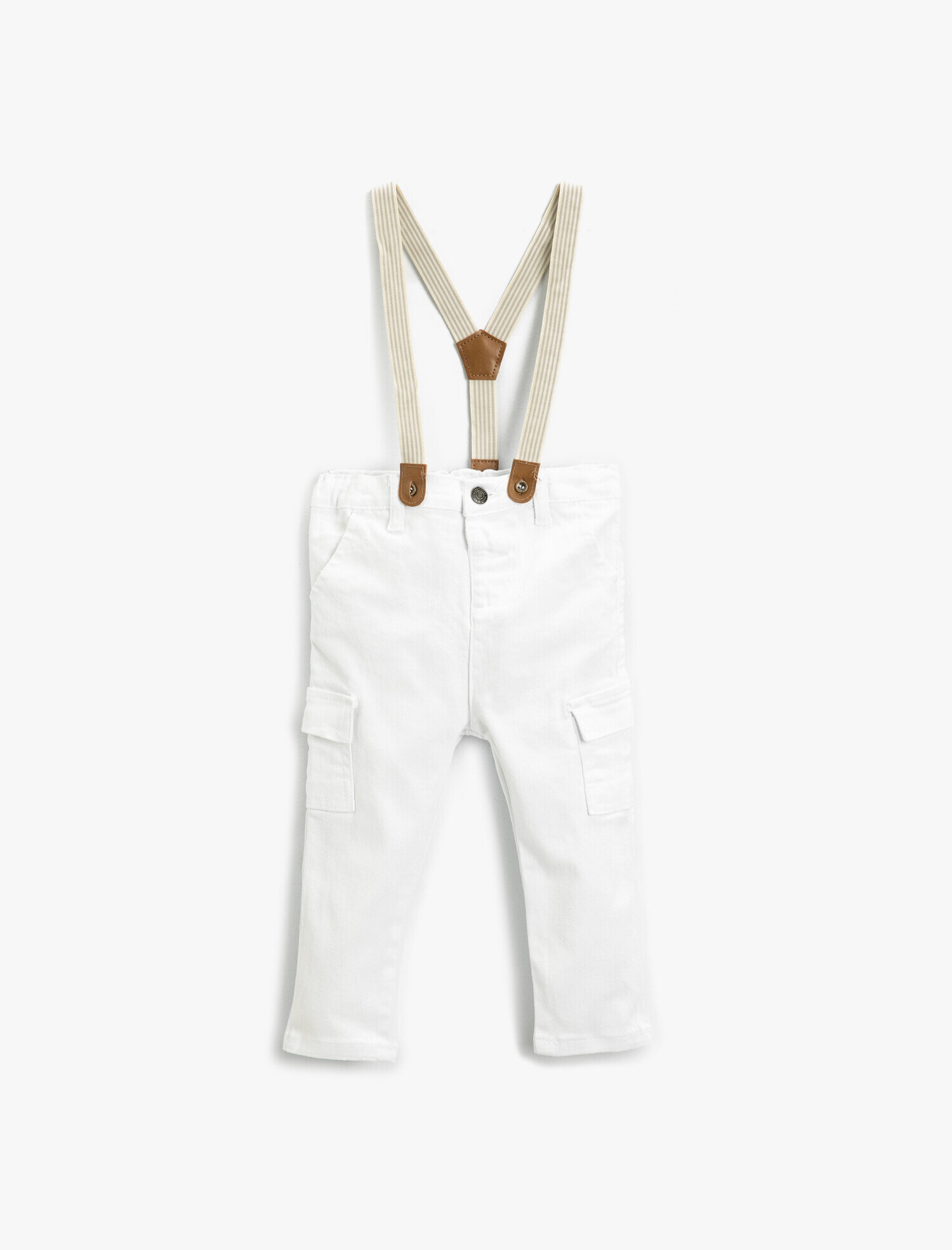  Erkek Bebek Salopet Kumaş Pantolon Pamuklu