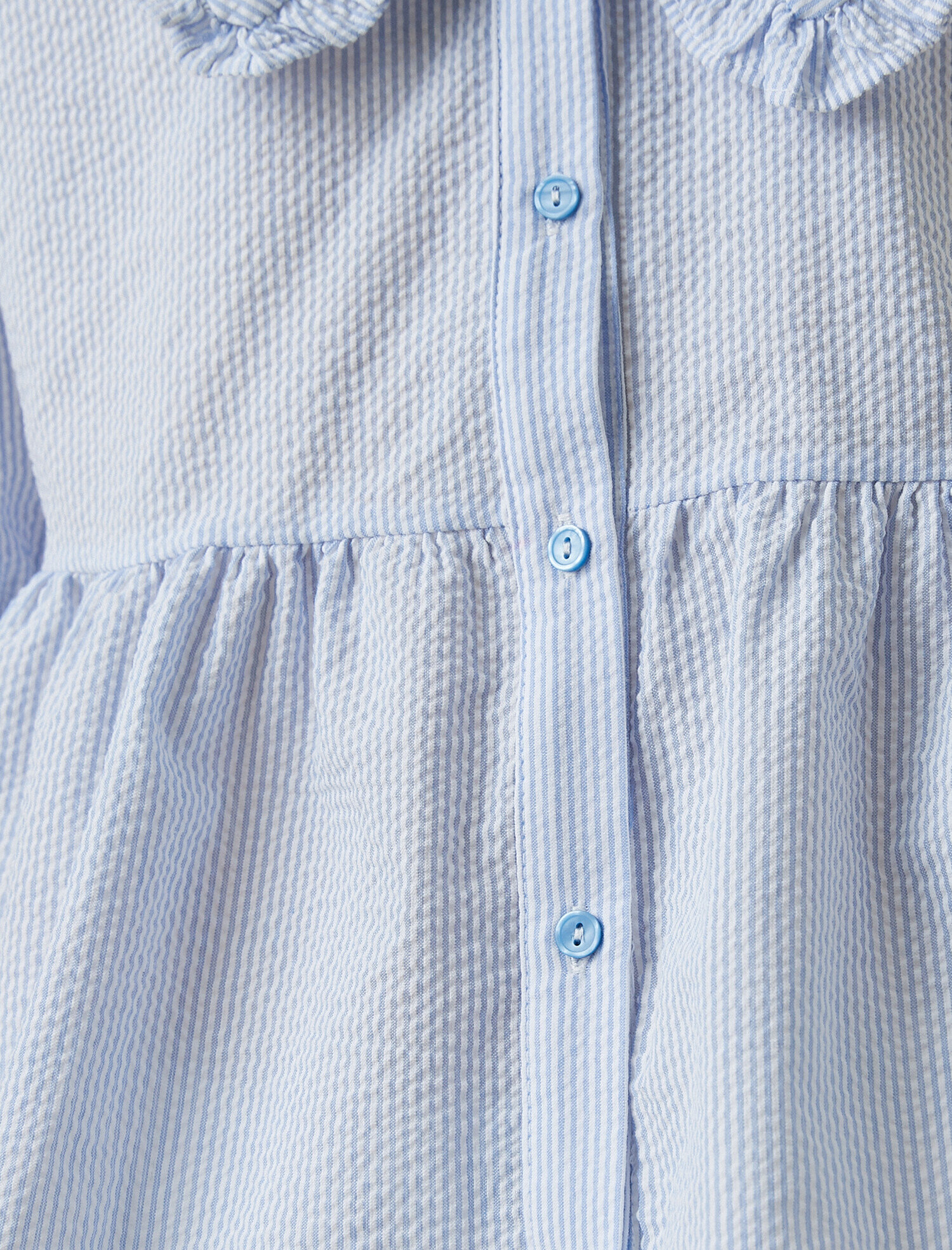   Bebe Yaka Kısa Kollu Bluz