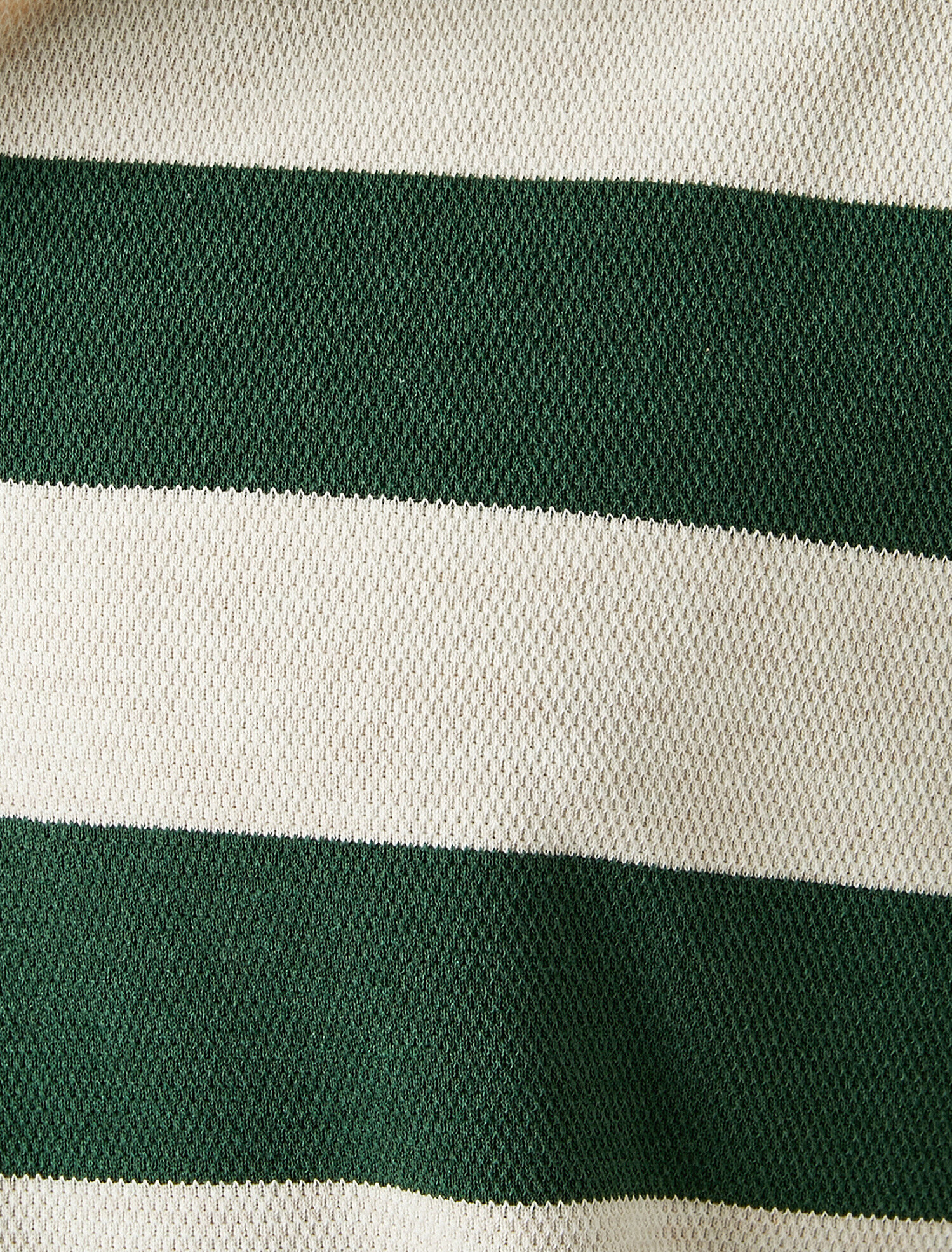 Oversize Çizgili Polo Yaka Tişört