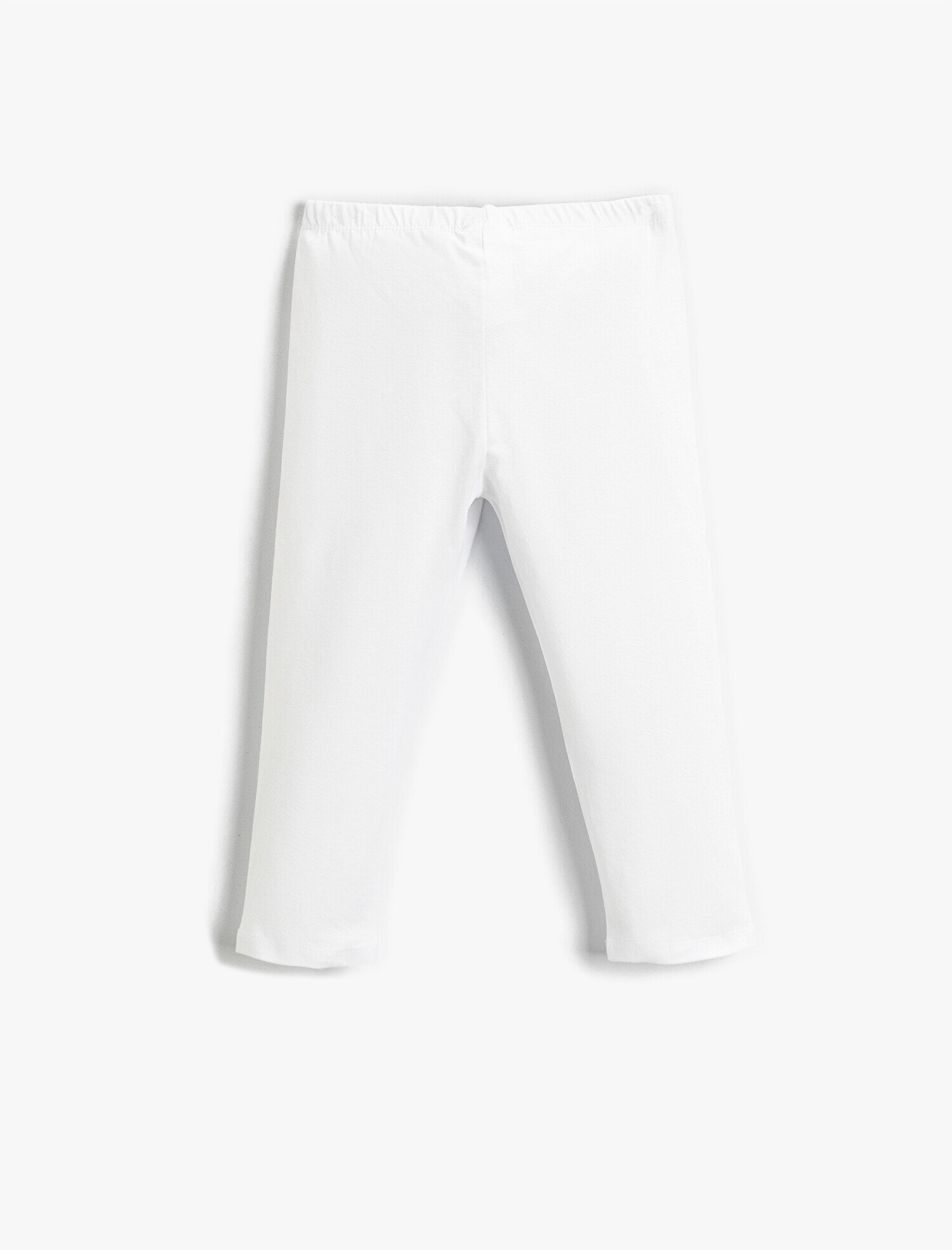  Kız Çocuk Basic Kapri Tayt Pamuklu