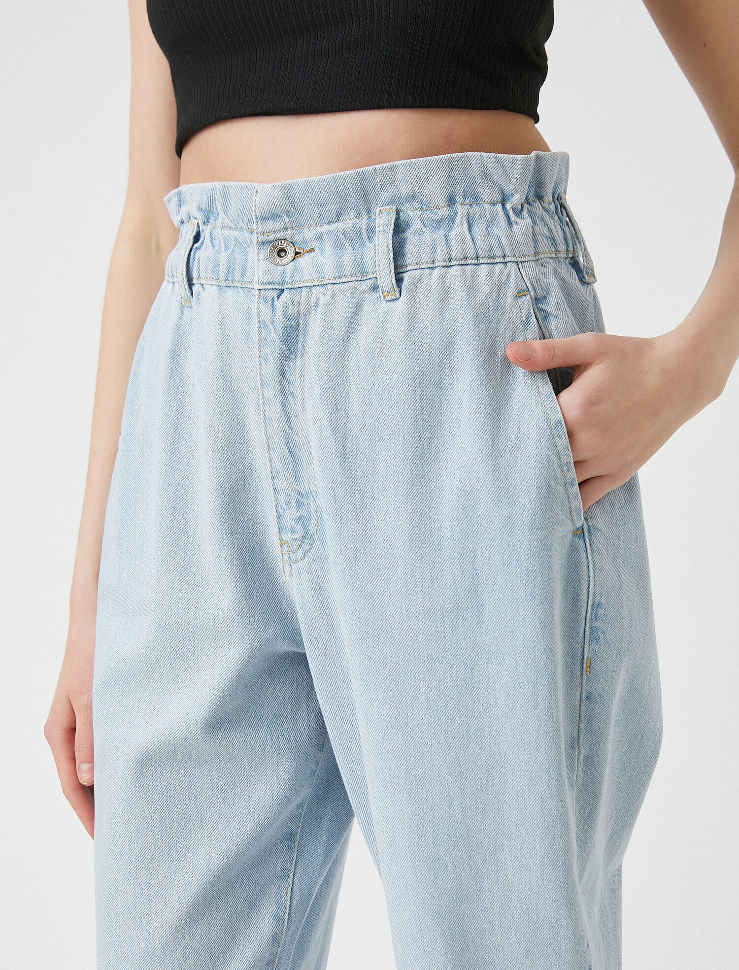   Baggy Fit Kot Pantolon - Baggy Jean