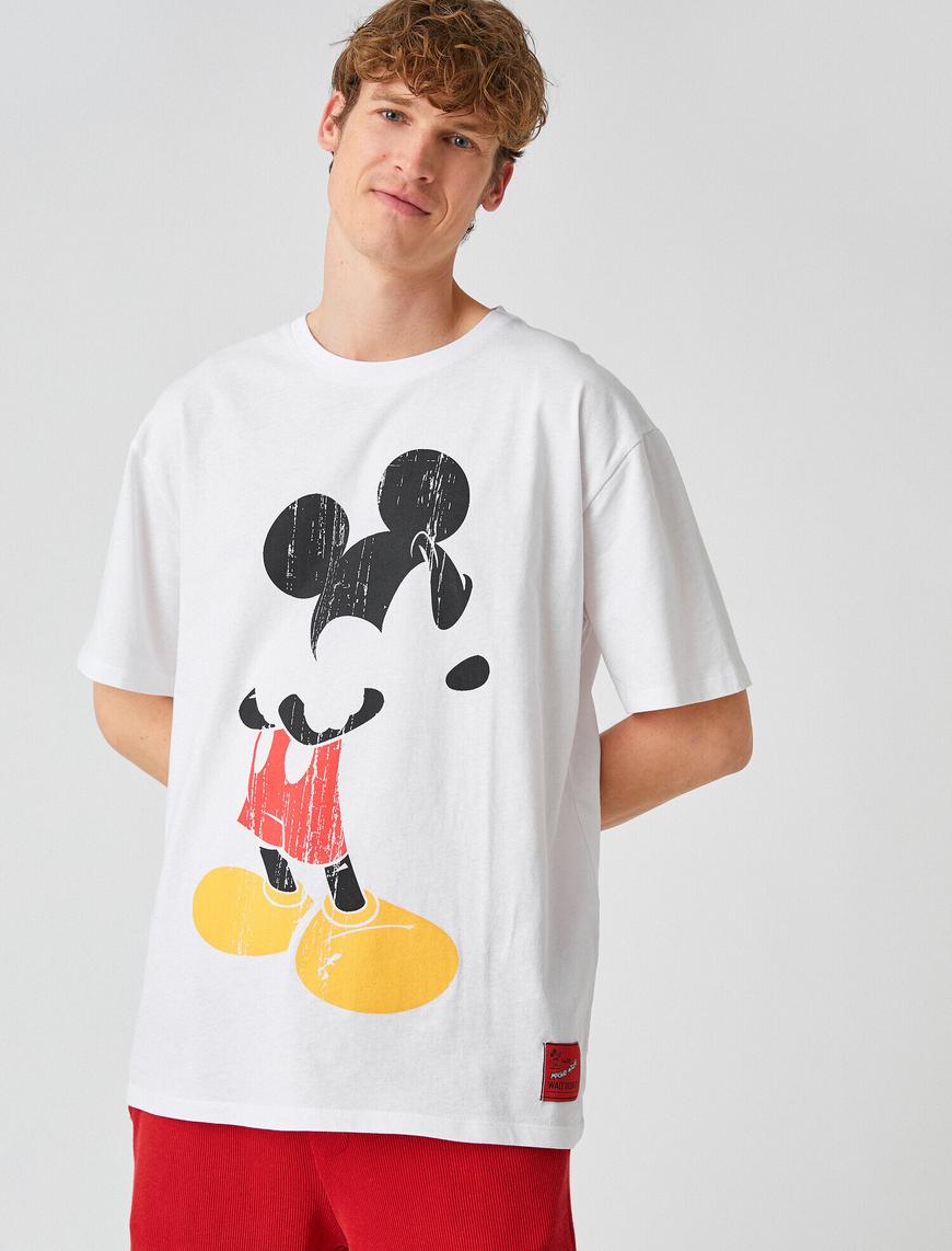  Mickey Mouse Oversize Tişört Lisanslı Baskılı