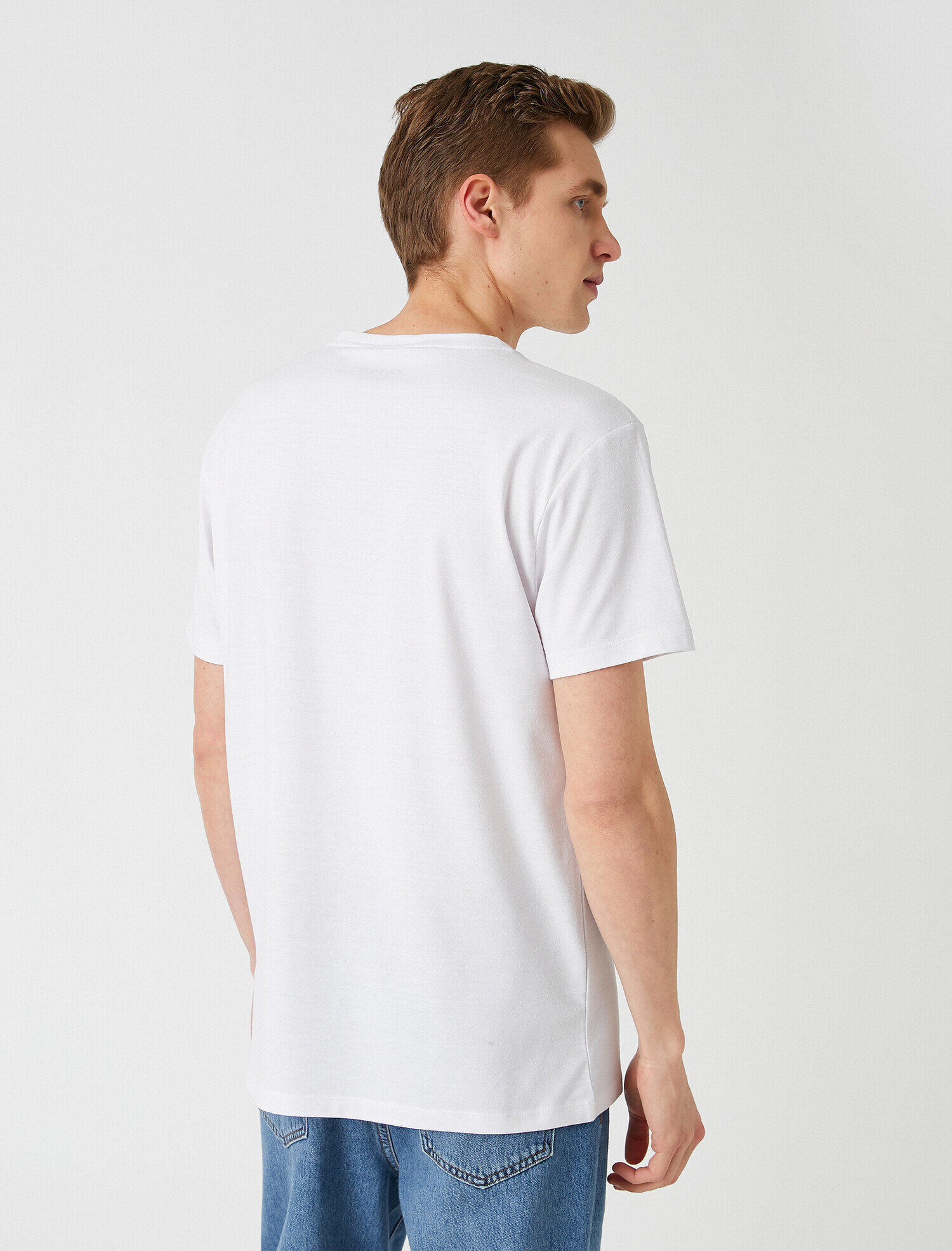   Slim Fit Basic Tişört