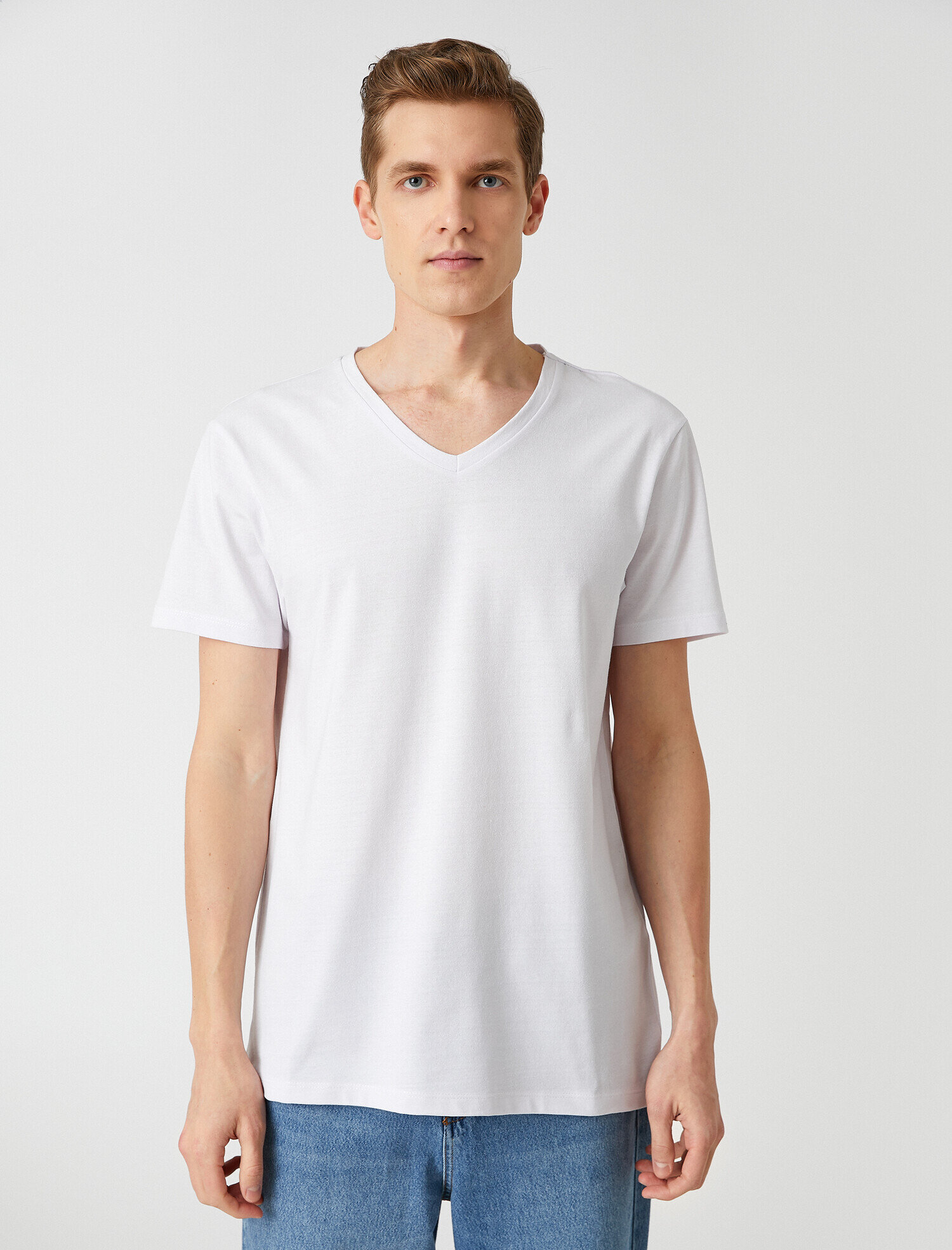   Slim Fit Basic Tişört