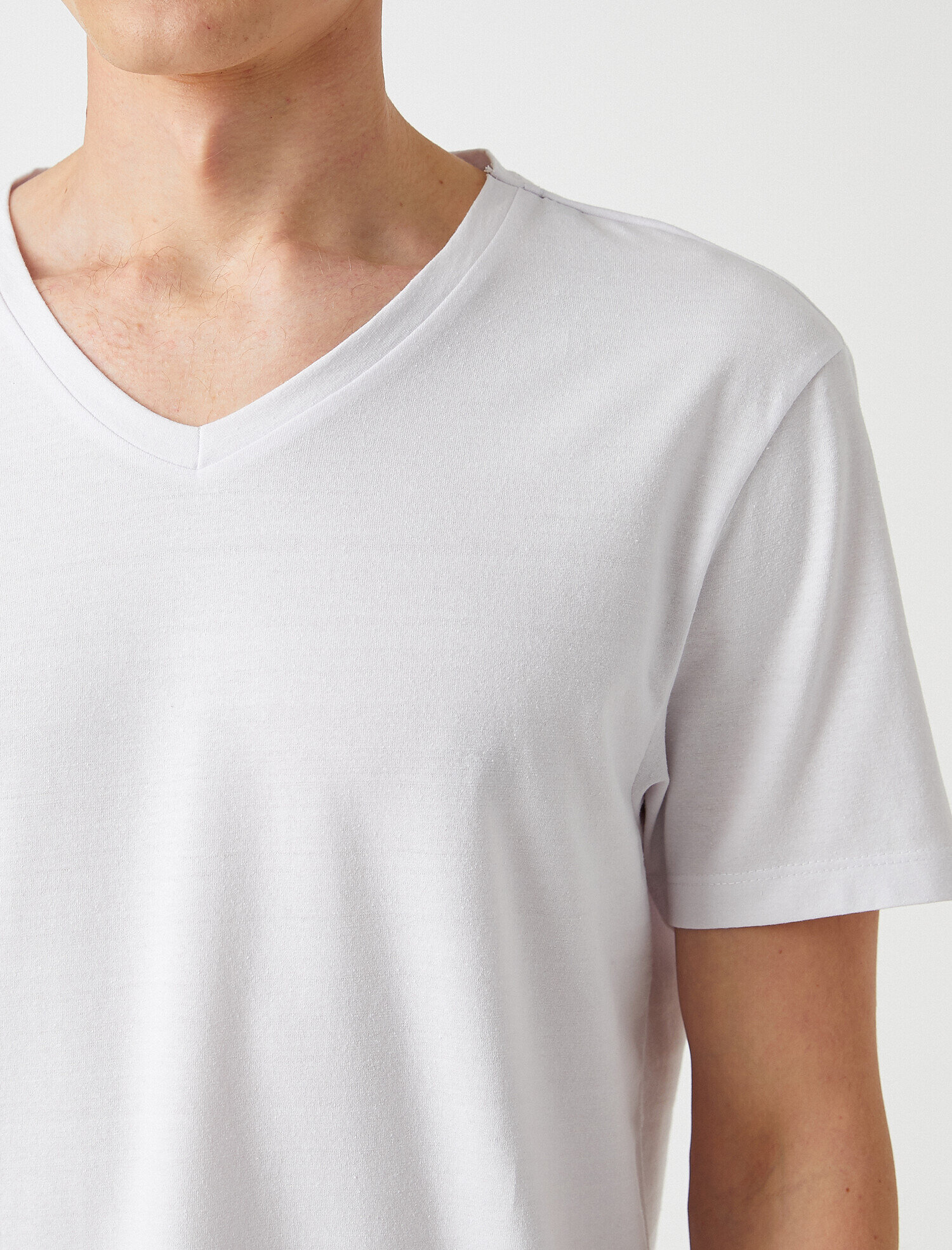   Slim Fit Basic Tişört