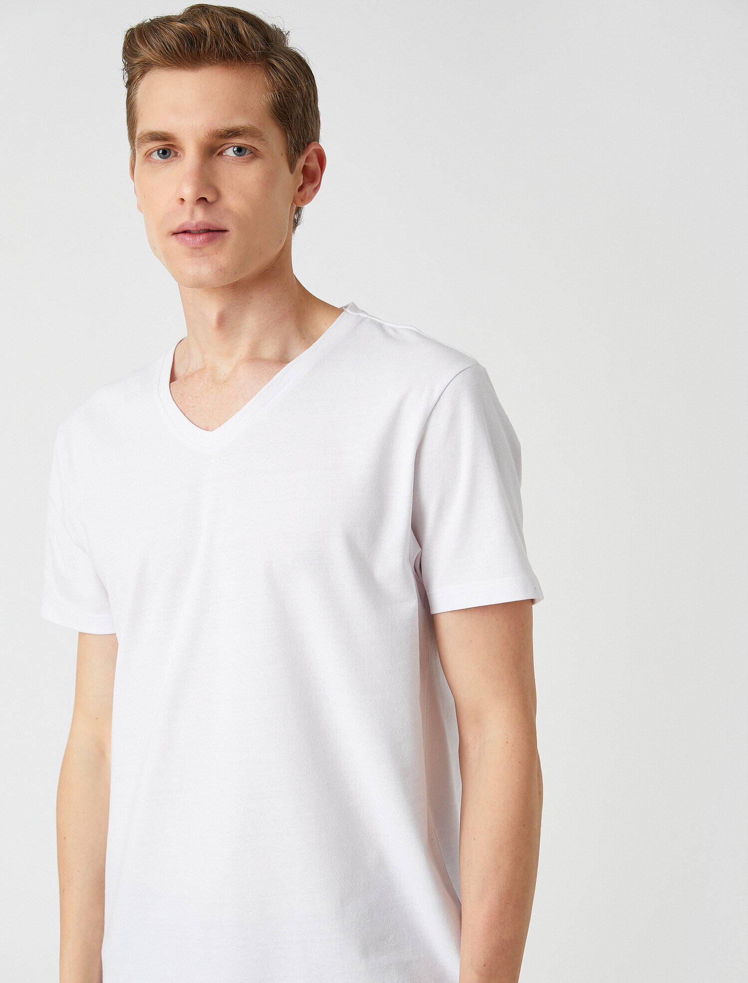   Slim Fit Basic Tişört