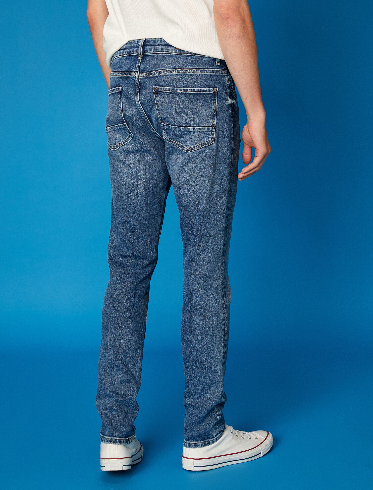 Koton Straight Fit Premium Boru Paça Kot Pantolon - Mark Jean. 5