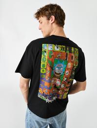 Rick and Morty Oversize Tişört Lisanslı Baskılı